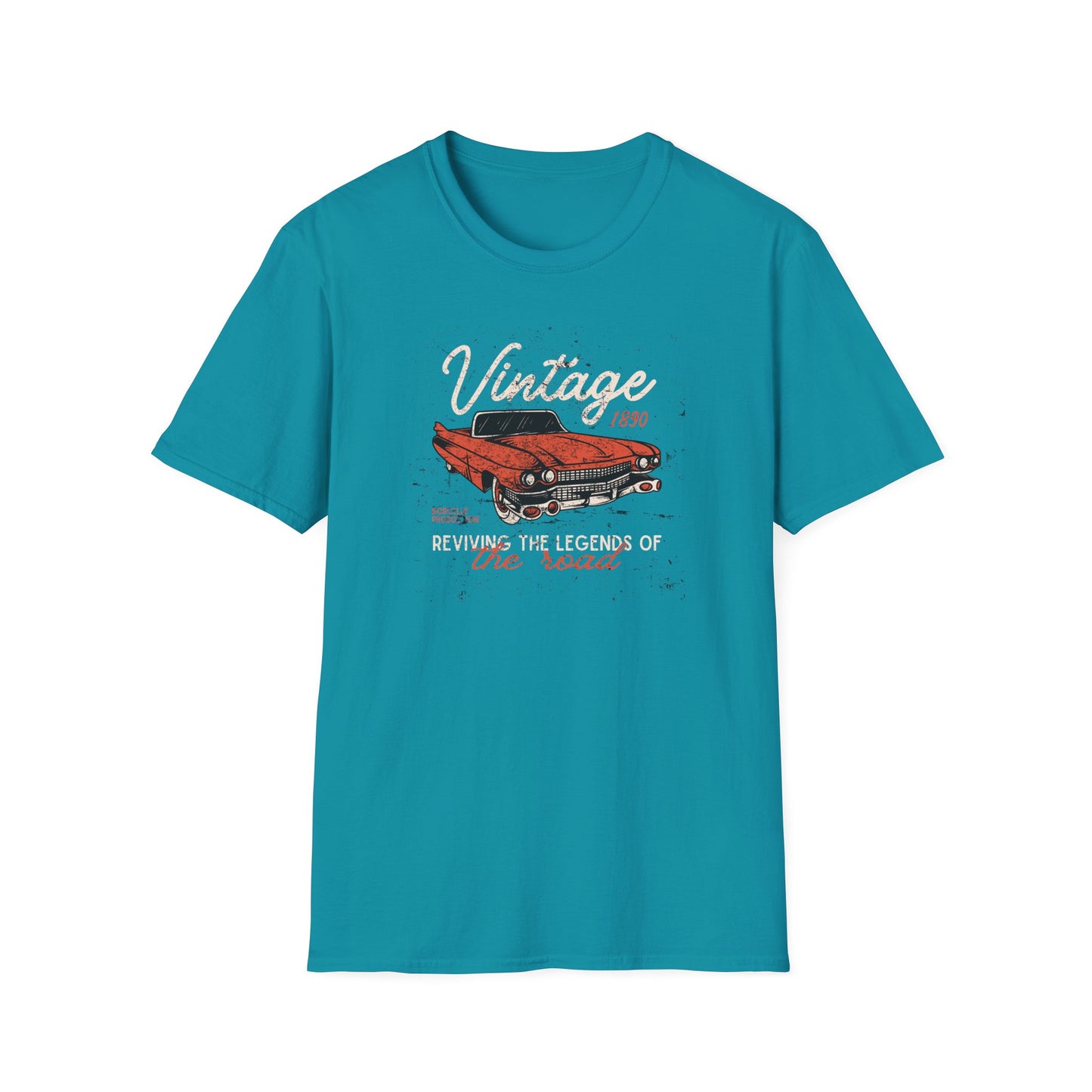 Vintage Car Unisex Softstyle T-Shirt - Perfect for Auto Enthusiasts