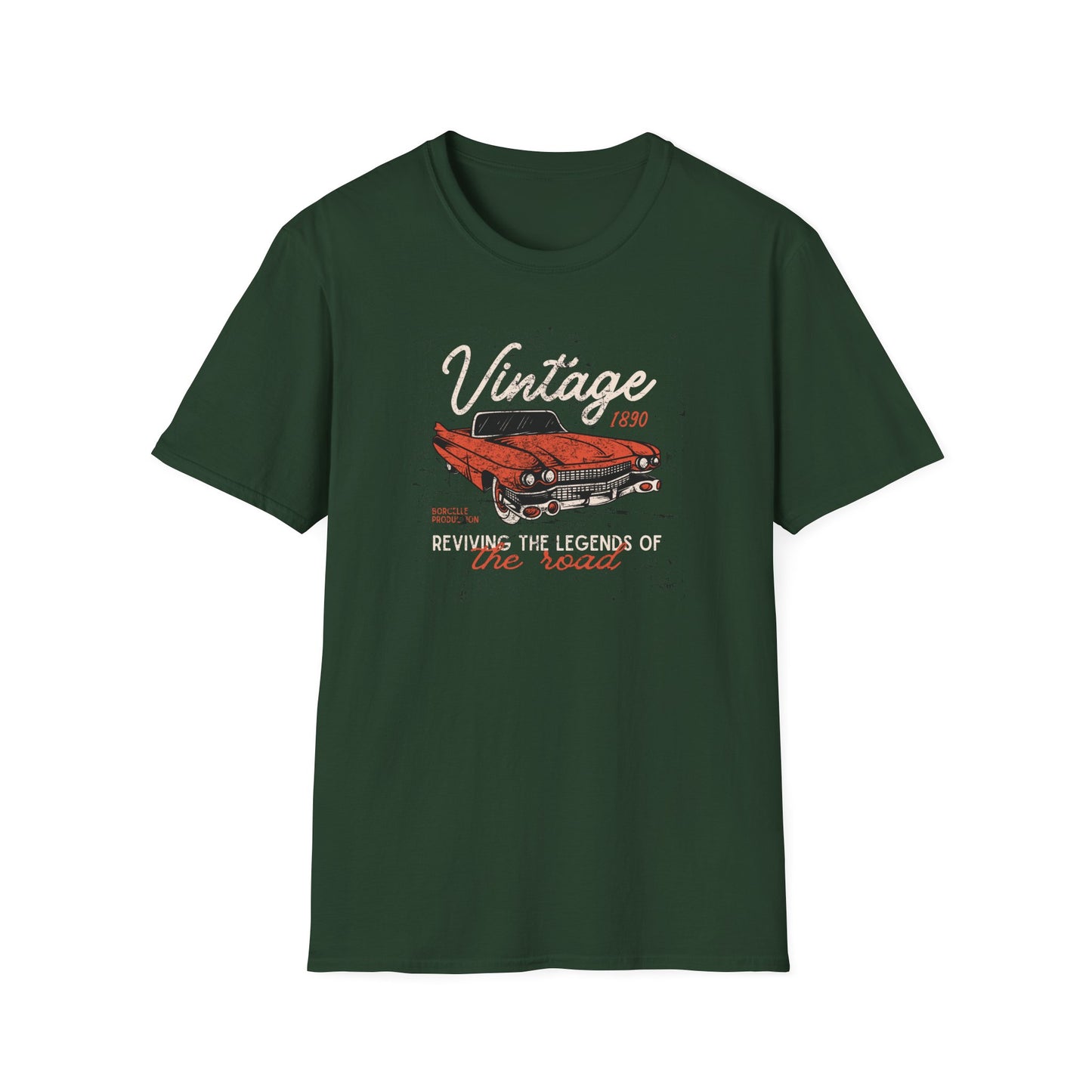 Vintage Car Unisex Softstyle T-Shirt - Perfect for Auto Enthusiasts
