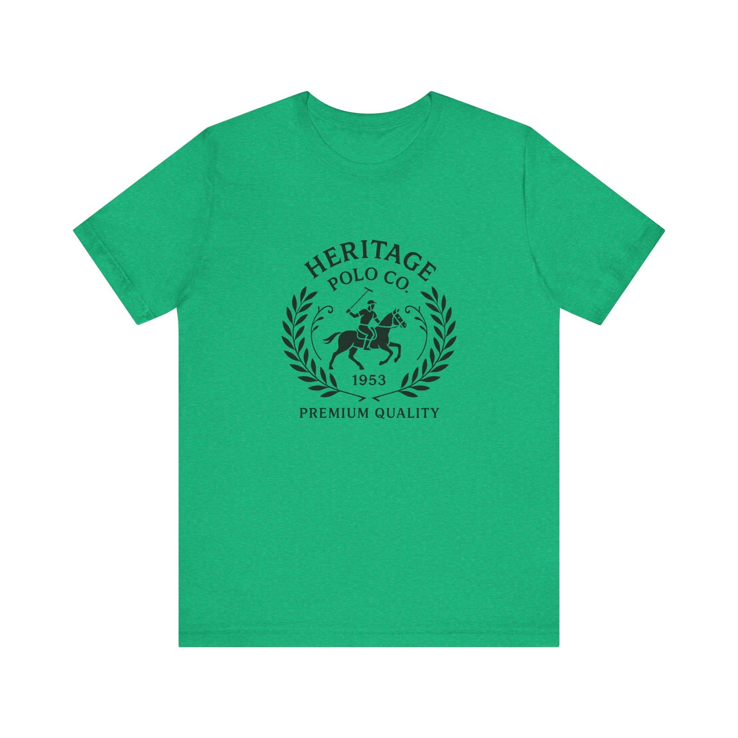 Heritage Polo Co. Unisex Jersey Tee - Premium Quality Casual Shirt