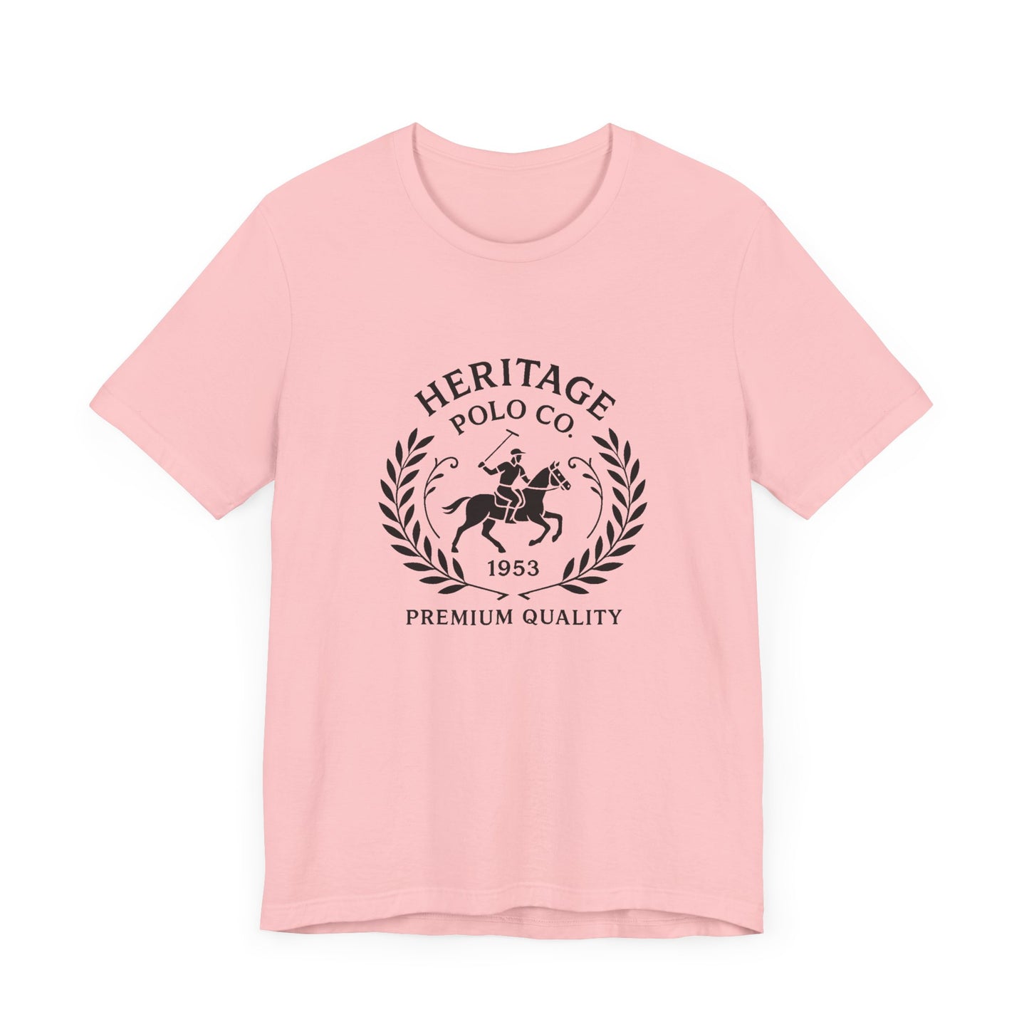 Heritage Polo Co. Unisex Jersey Tee - Premium Quality Casual Shirt
