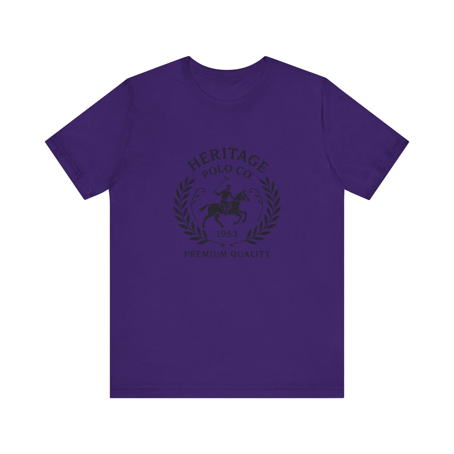 Heritage Polo Co. Unisex Jersey Tee - Premium Quality Casual Shirt