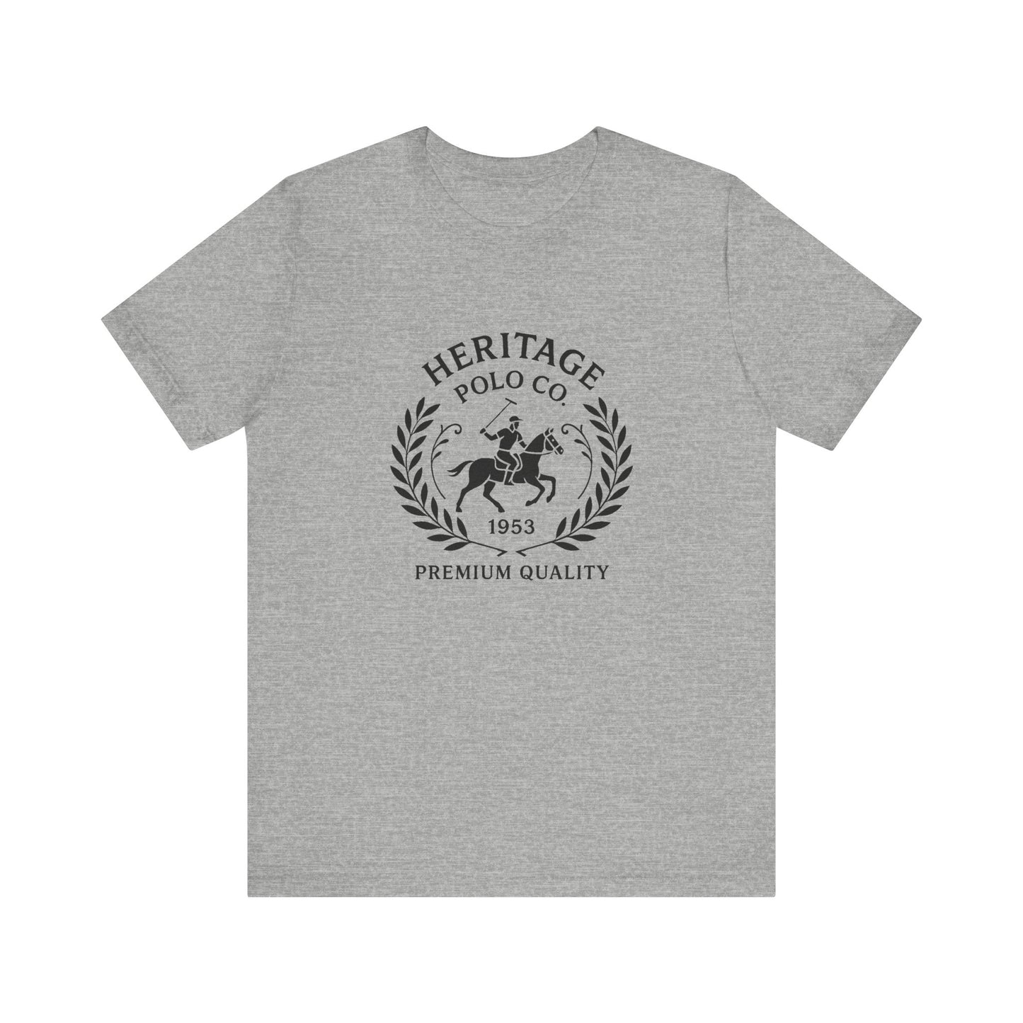 Heritage Polo Co. Unisex Jersey Tee - Premium Quality Casual Shirt