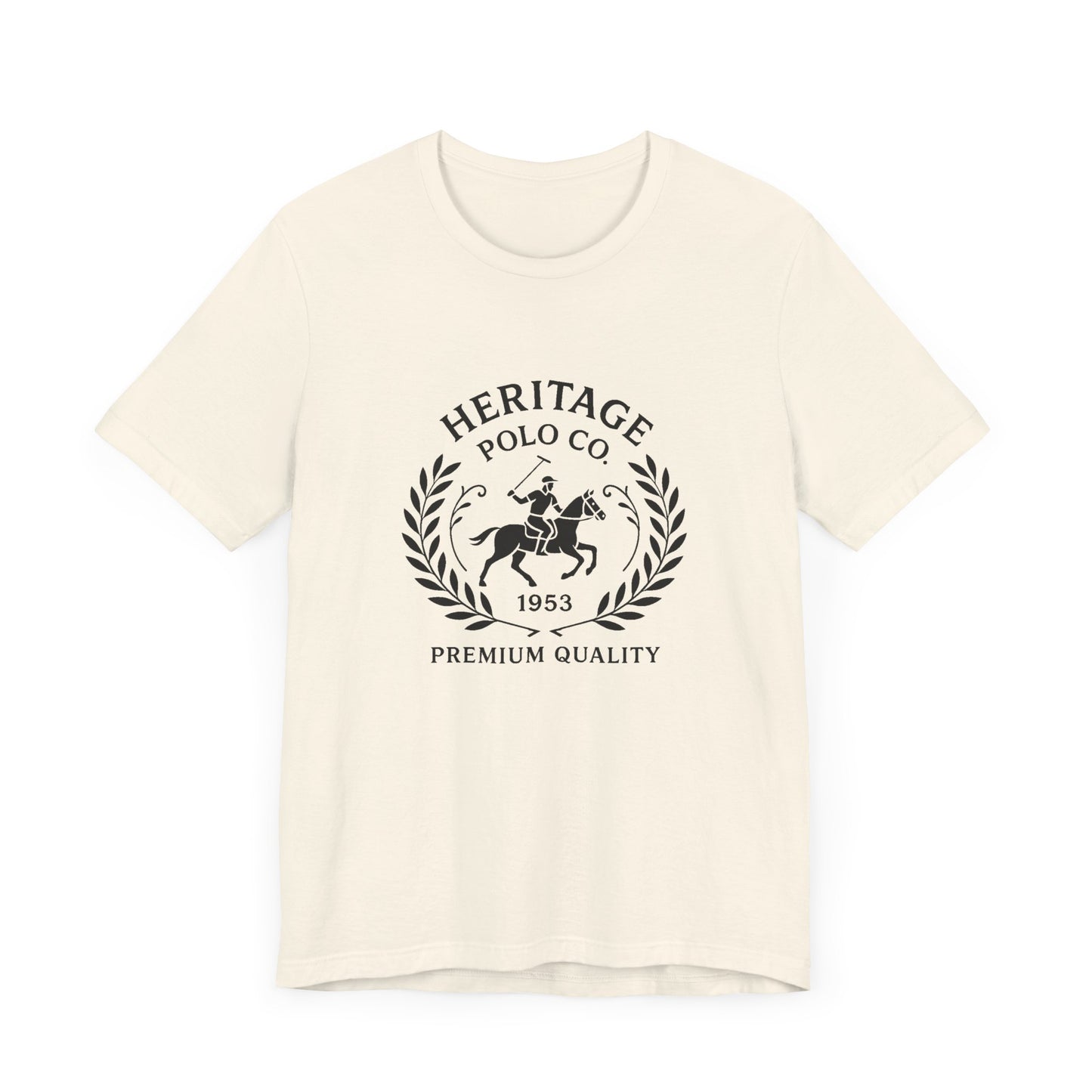Heritage Polo Co. Unisex Jersey Tee - Premium Quality Casual Shirt