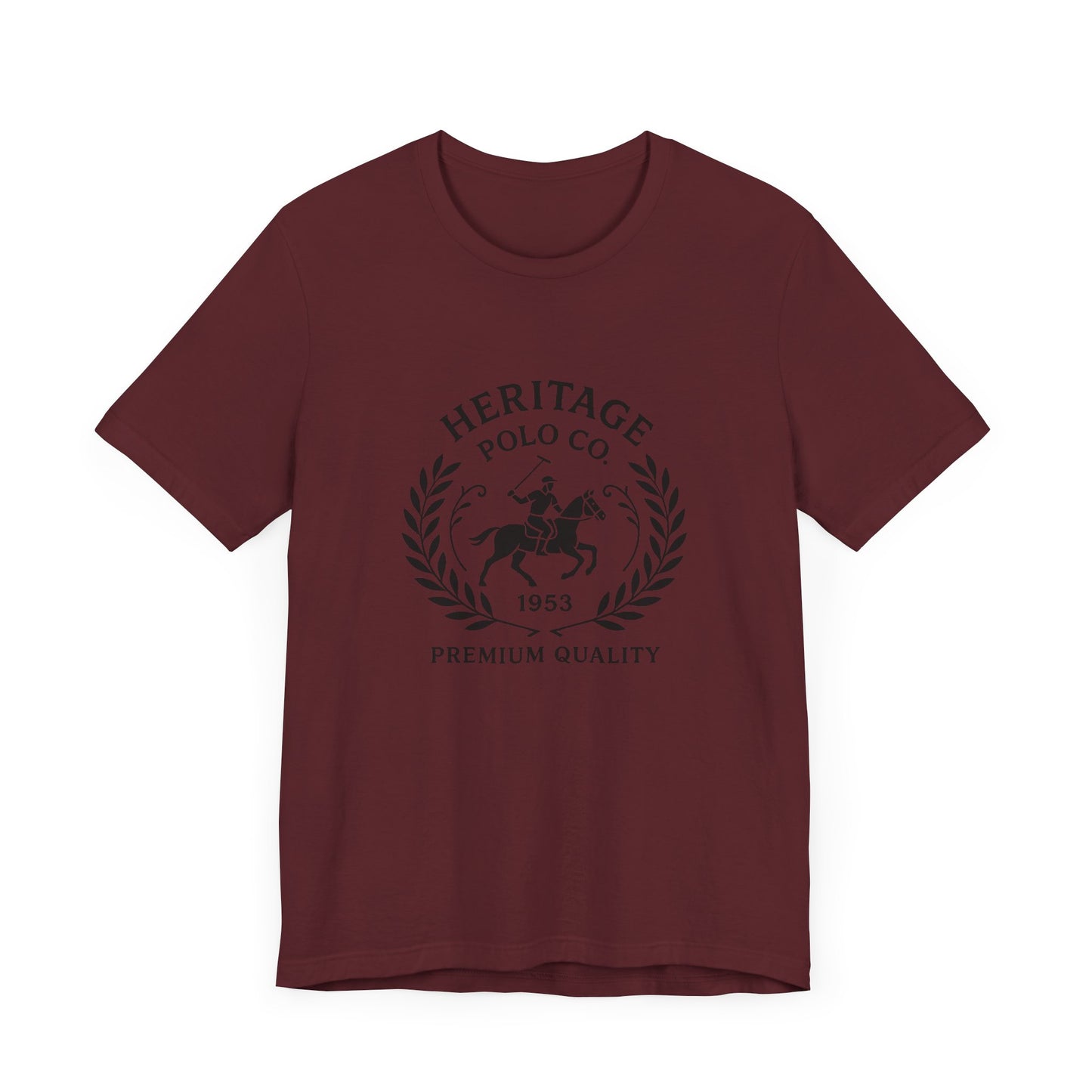 Heritage Polo Co. Unisex Jersey Tee - Premium Quality Casual Shirt
