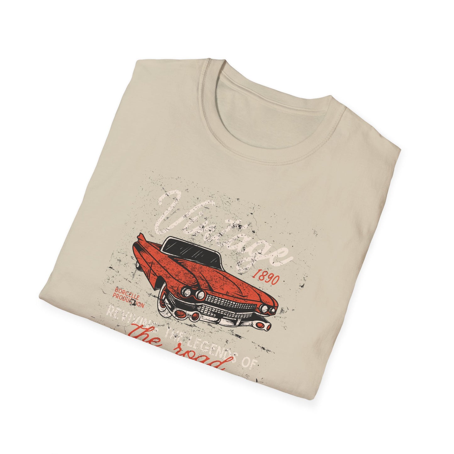 Vintage Car Unisex Softstyle T-Shirt - Perfect for Auto Enthusiasts