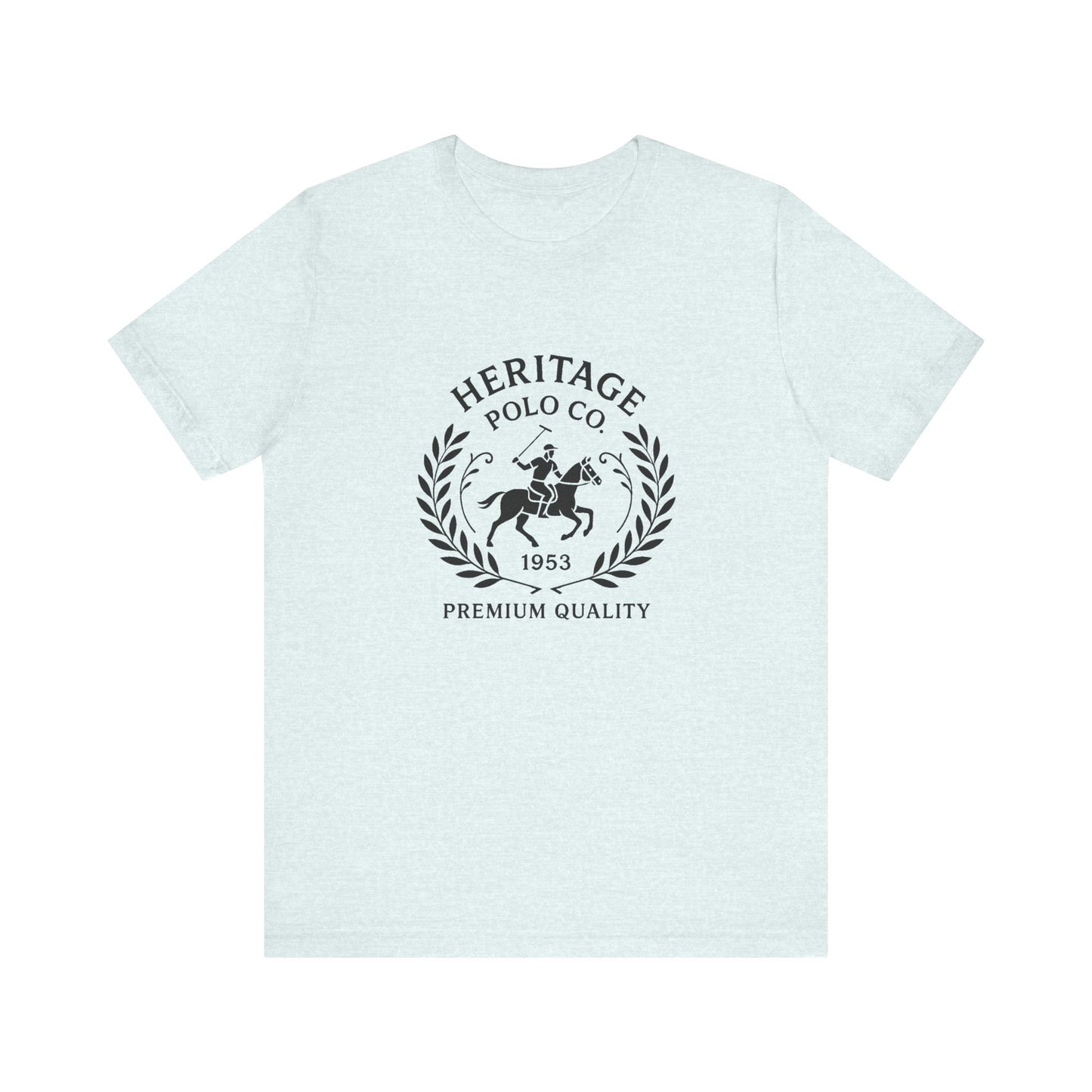 Heritage Polo Co. Unisex Jersey Tee - Premium Quality Casual Shirt