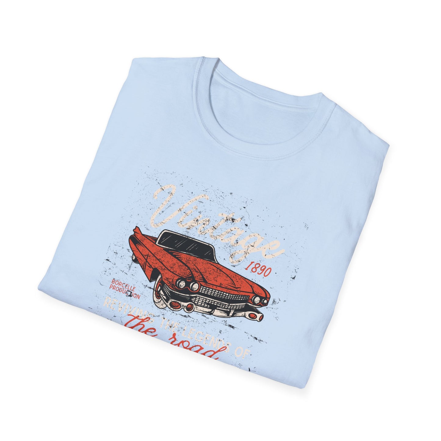 Vintage Car Unisex Softstyle T-Shirt - Perfect for Auto Enthusiasts