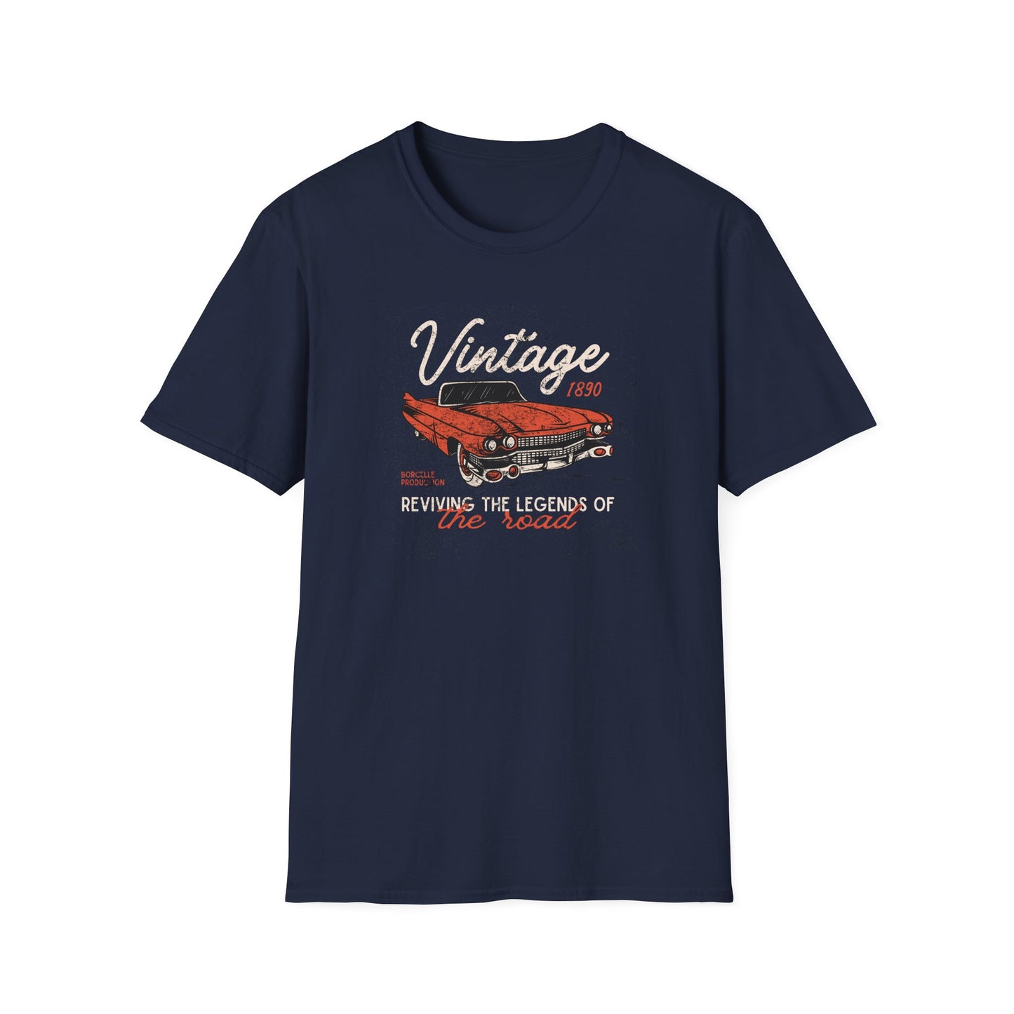 Vintage Car Unisex Softstyle T-Shirt - Perfect for Auto Enthusiasts