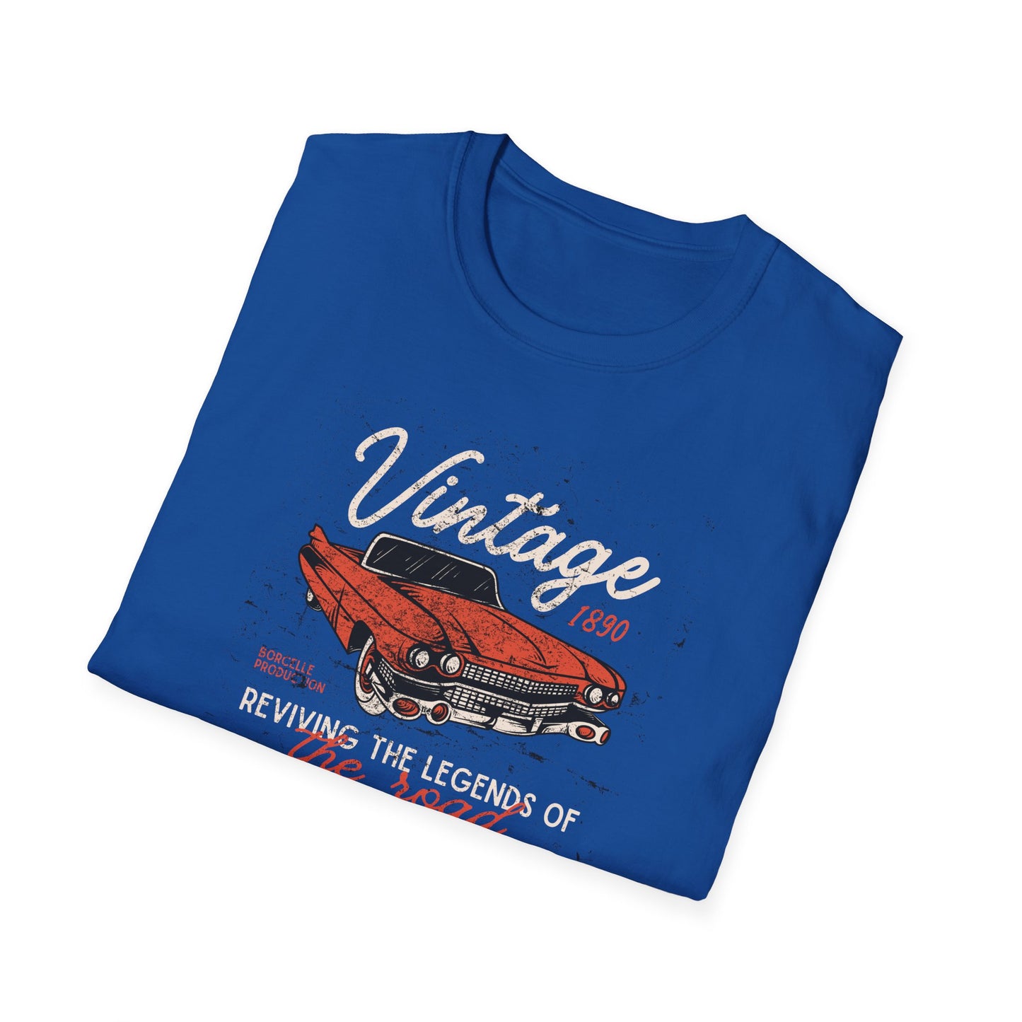 Vintage Car Unisex Softstyle T-Shirt - Perfect for Auto Enthusiasts