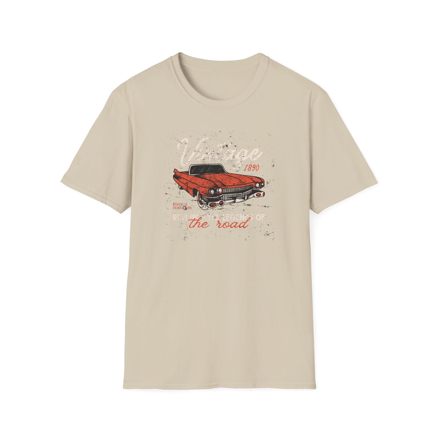 Vintage Car Unisex Softstyle T-Shirt - Perfect for Auto Enthusiasts