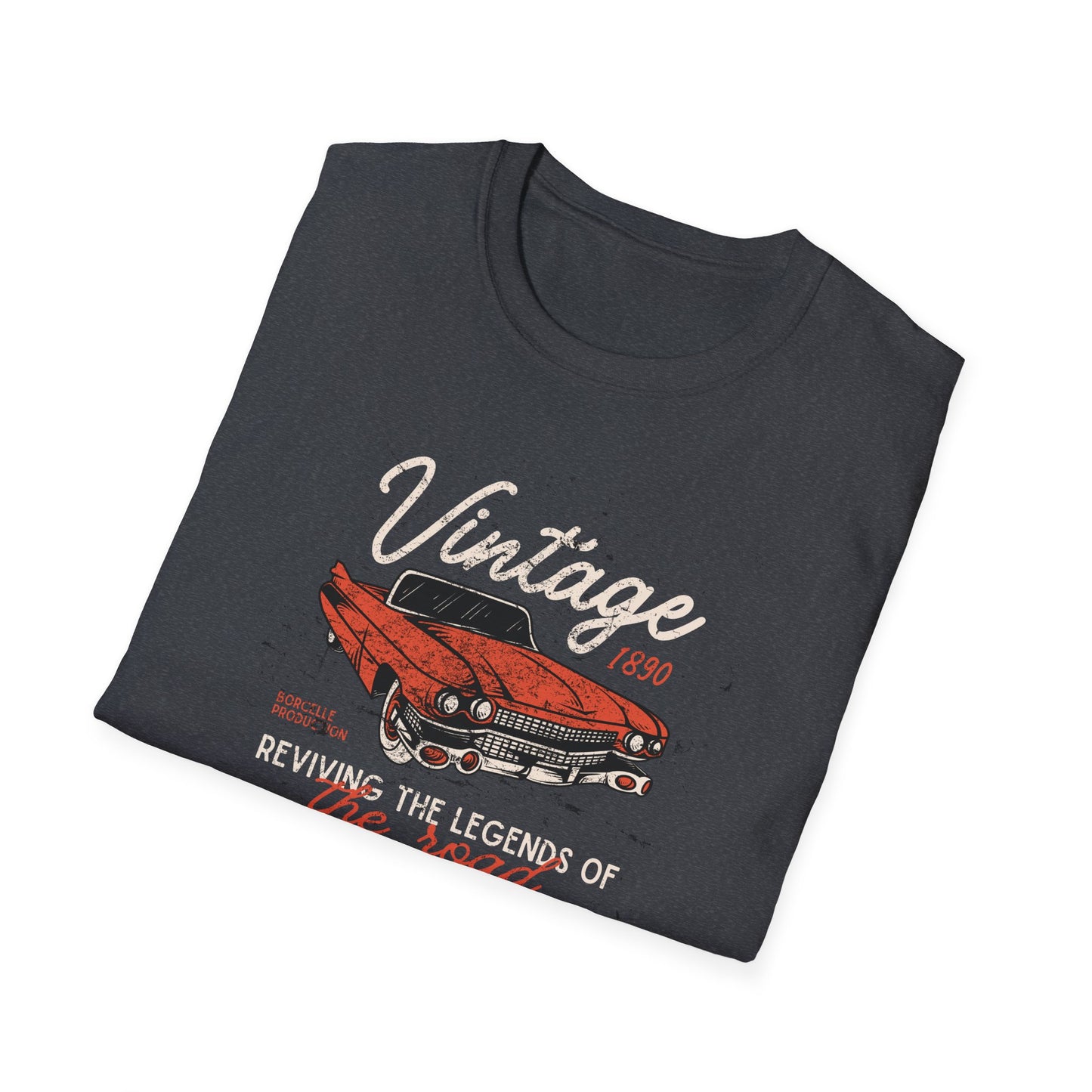 Vintage Car Unisex Softstyle T-Shirt - Perfect for Auto Enthusiasts