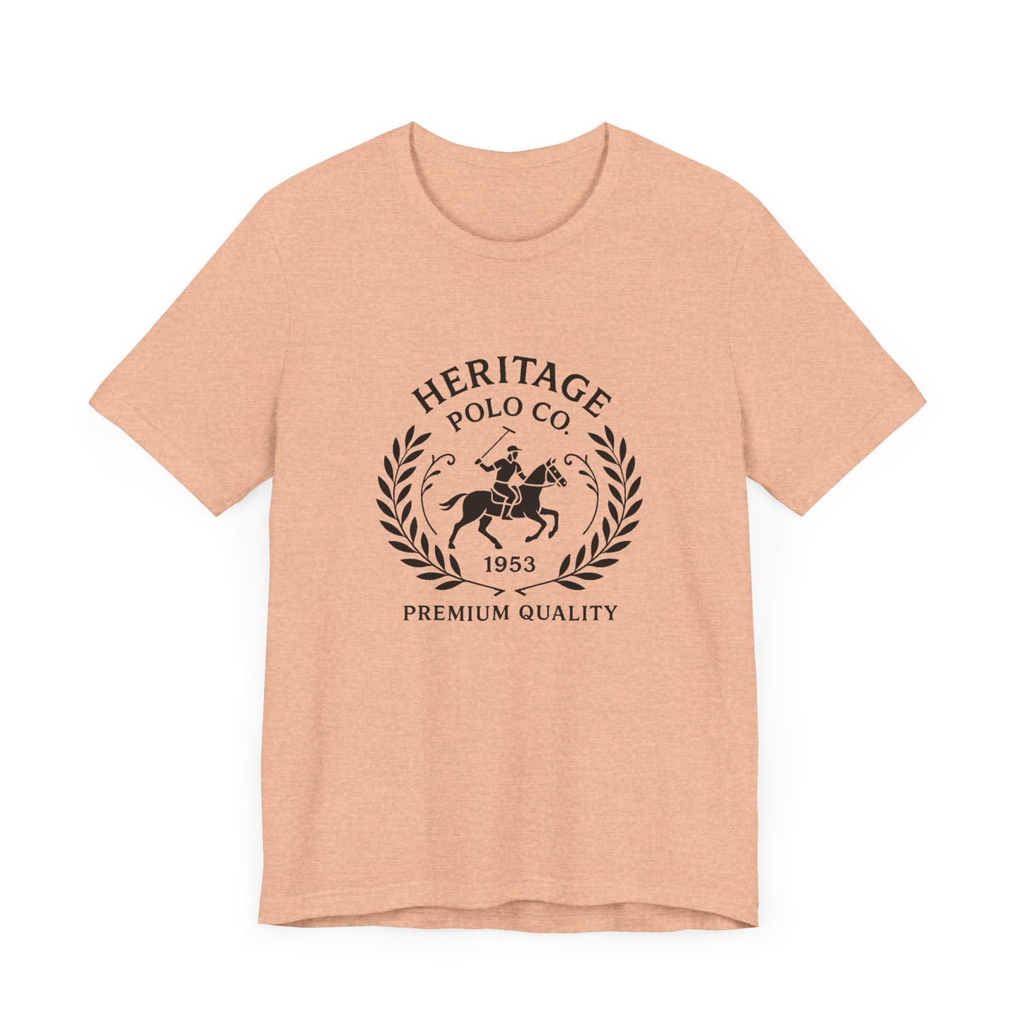 Heritage Polo Co. Unisex Jersey Tee - Premium Quality Casual Shirt