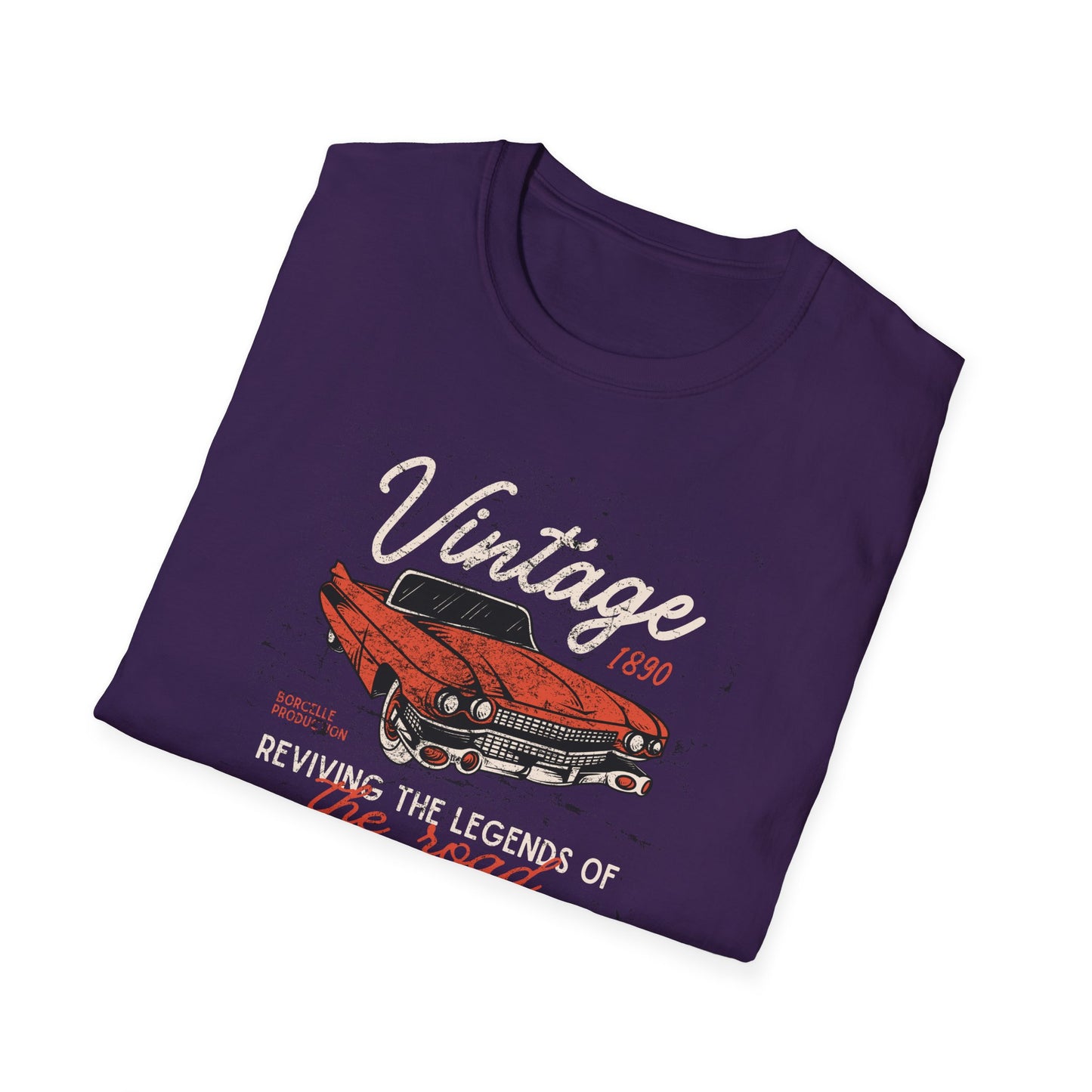 Vintage Car Unisex Softstyle T-Shirt - Perfect for Auto Enthusiasts