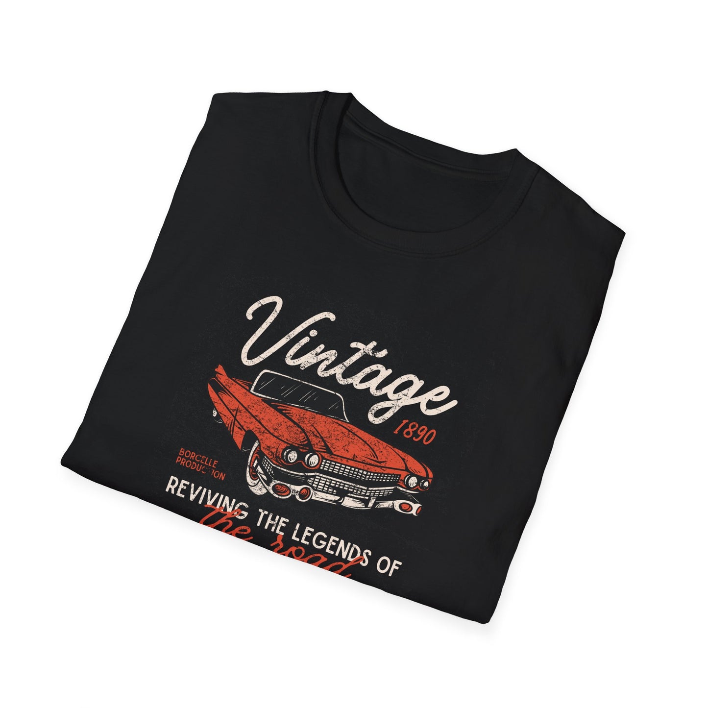 Vintage Car Unisex Softstyle T-Shirt - Perfect for Auto Enthusiasts
