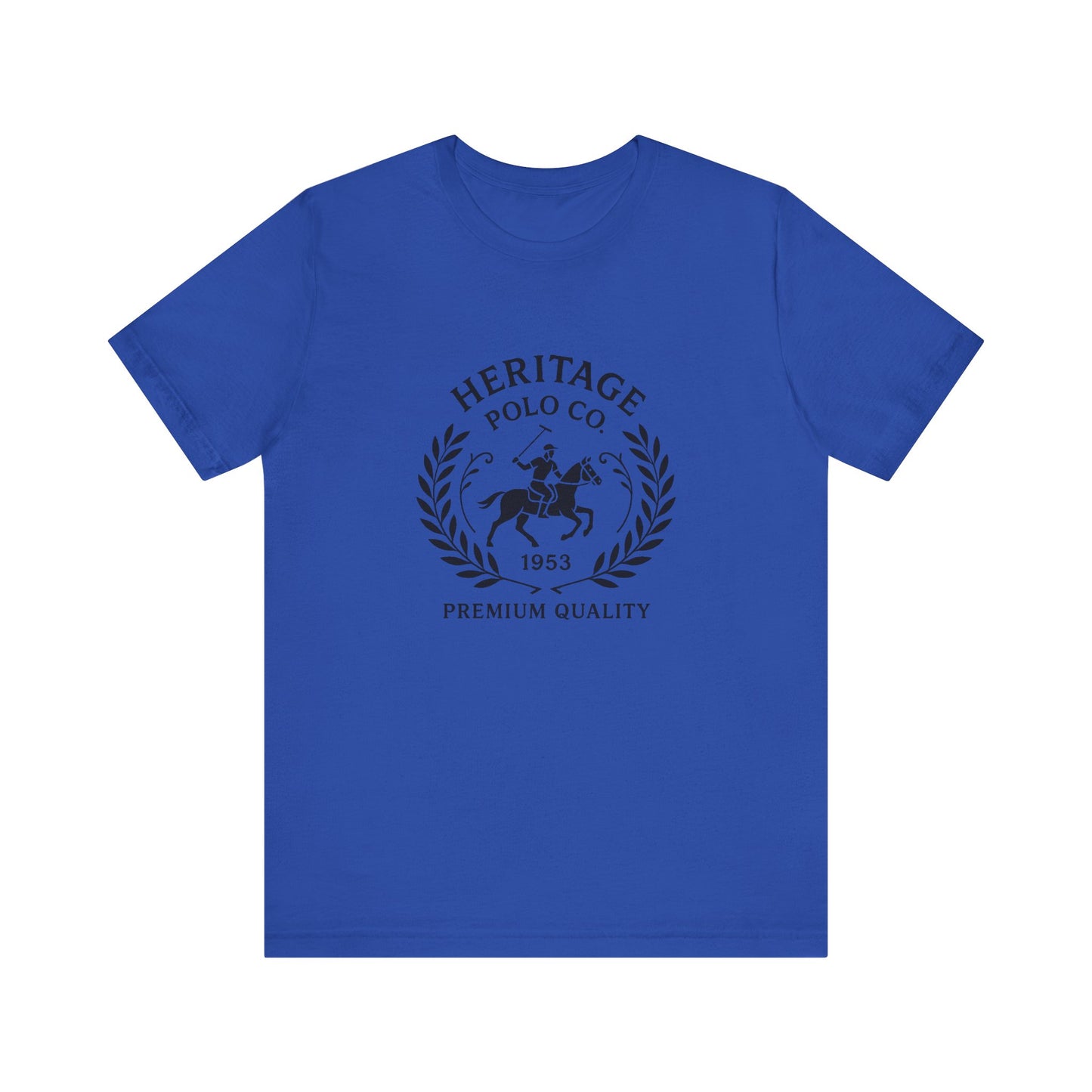 Heritage Polo Co. Unisex Jersey Tee - Premium Quality Casual Shirt