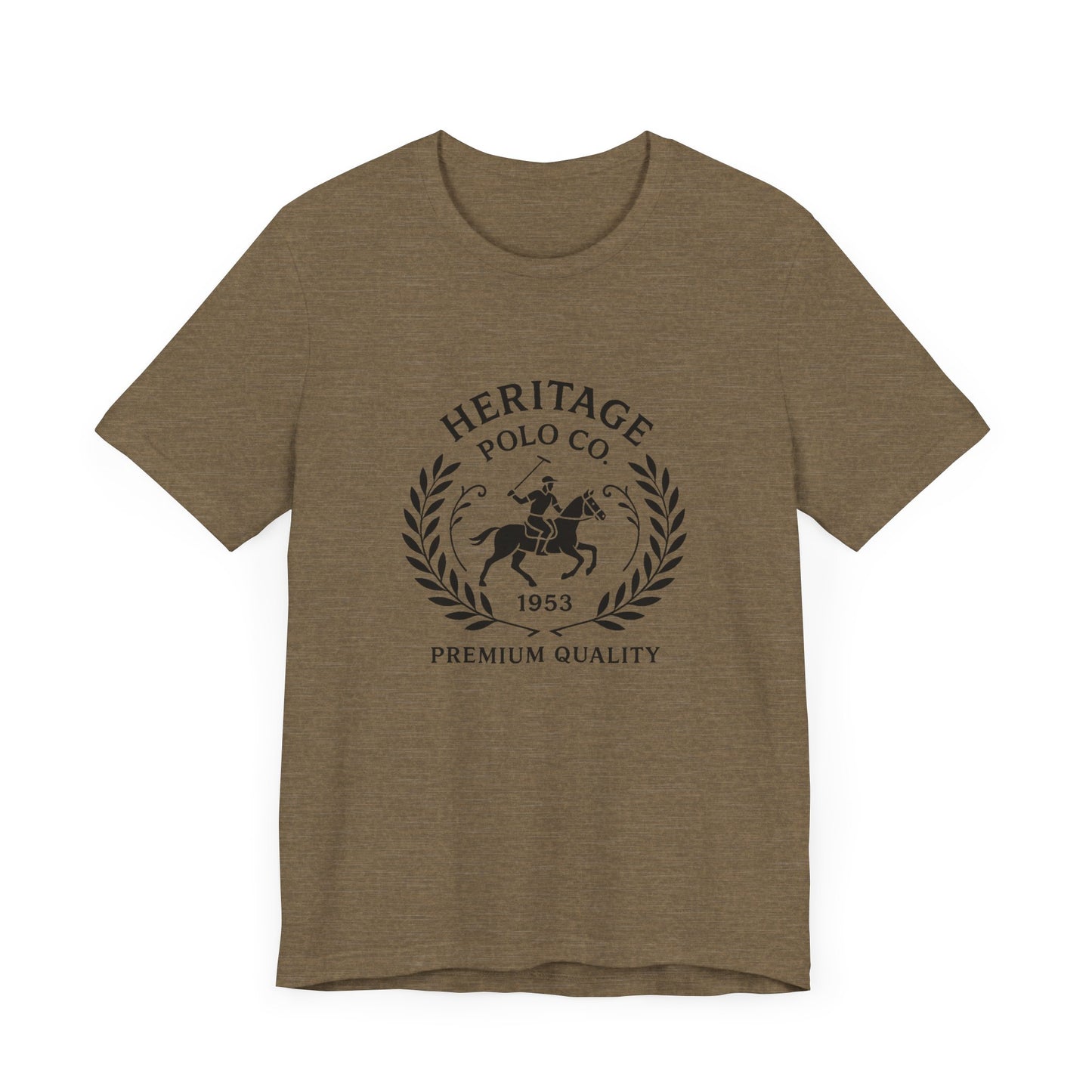 Heritage Polo Co. Unisex Jersey Tee - Premium Quality Casual Shirt