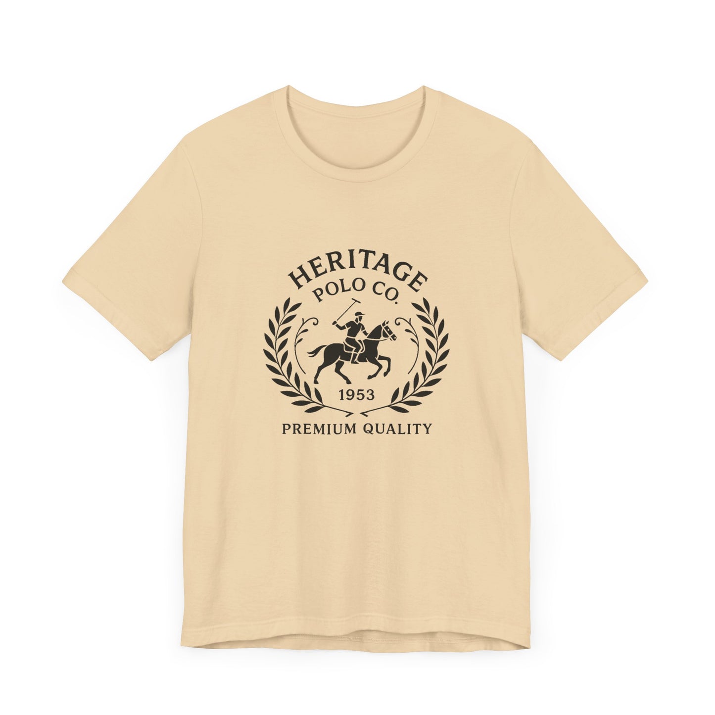 Heritage Polo Co. Unisex Jersey Tee - Premium Quality Casual Shirt