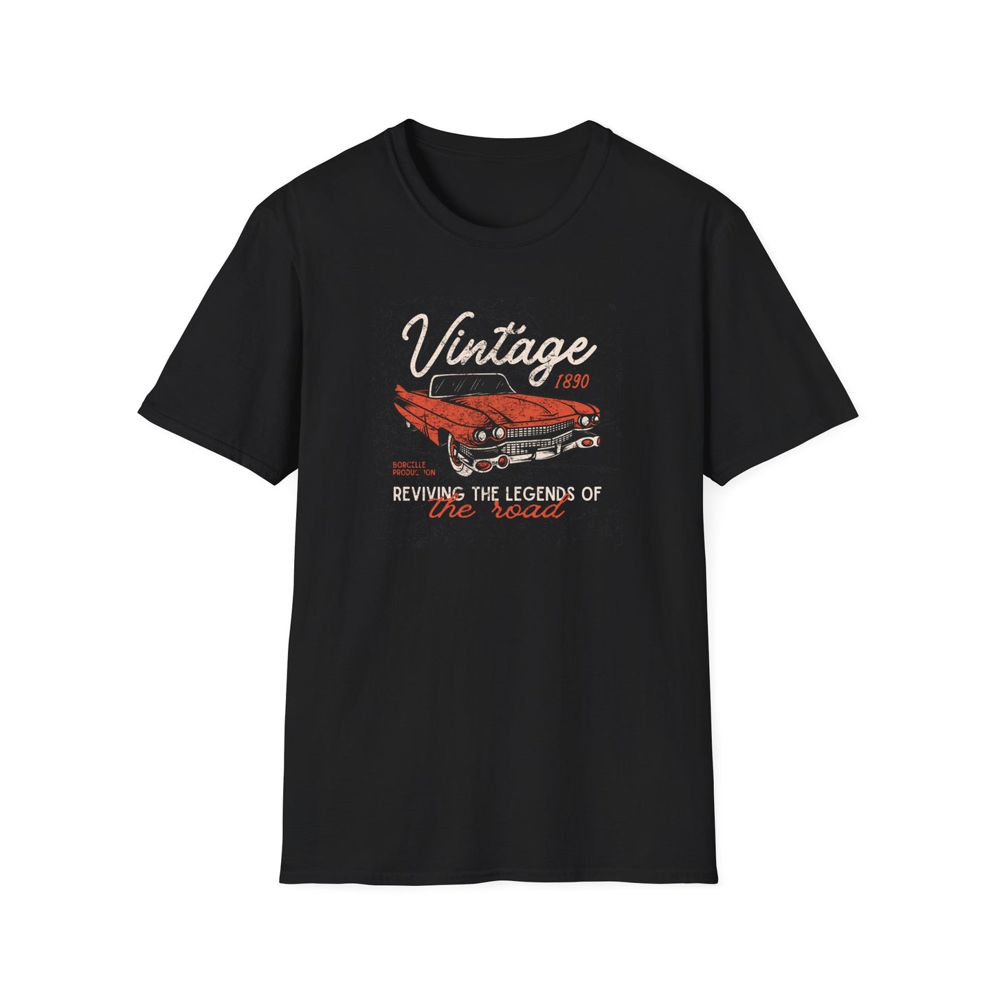 Vintage Car Unisex Softstyle T-Shirt - Perfect for Auto Enthusiasts