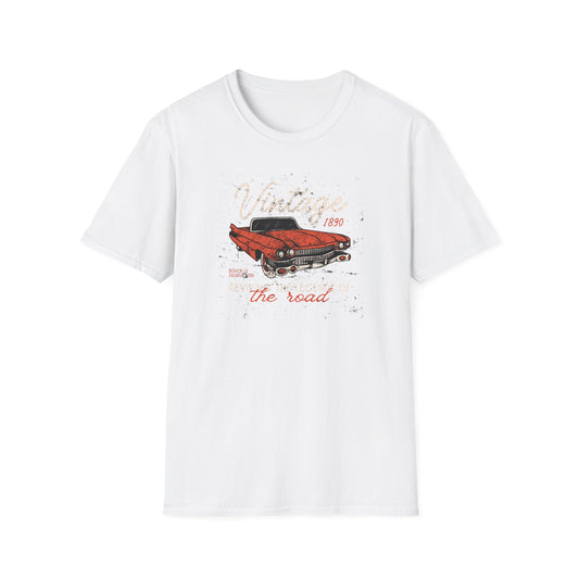 Vintage Car Unisex Softstyle T-Shirt - Perfect for Auto Enthusiasts