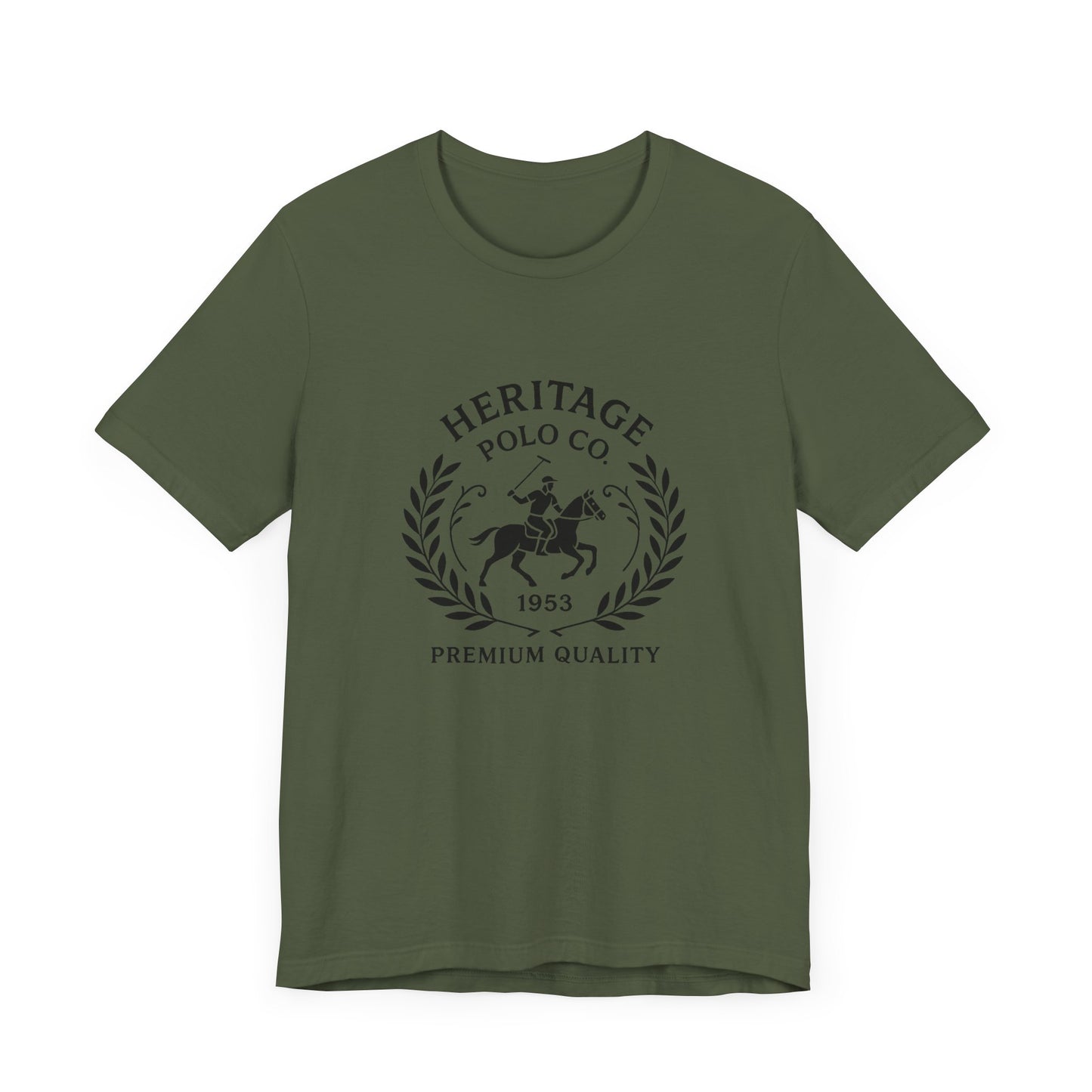 Heritage Polo Co. Unisex Jersey Tee - Premium Quality Casual Shirt