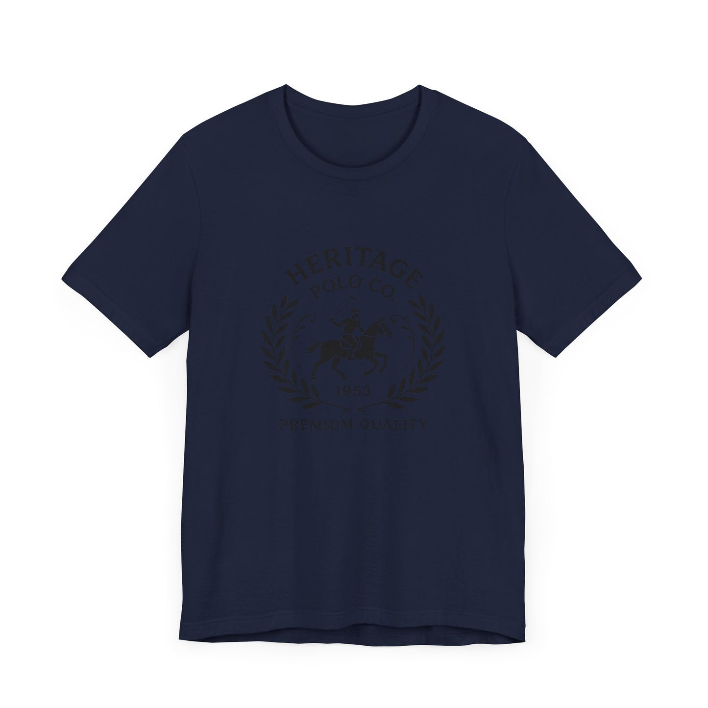 Heritage Polo Co. Unisex Jersey Tee - Premium Quality Casual Shirt