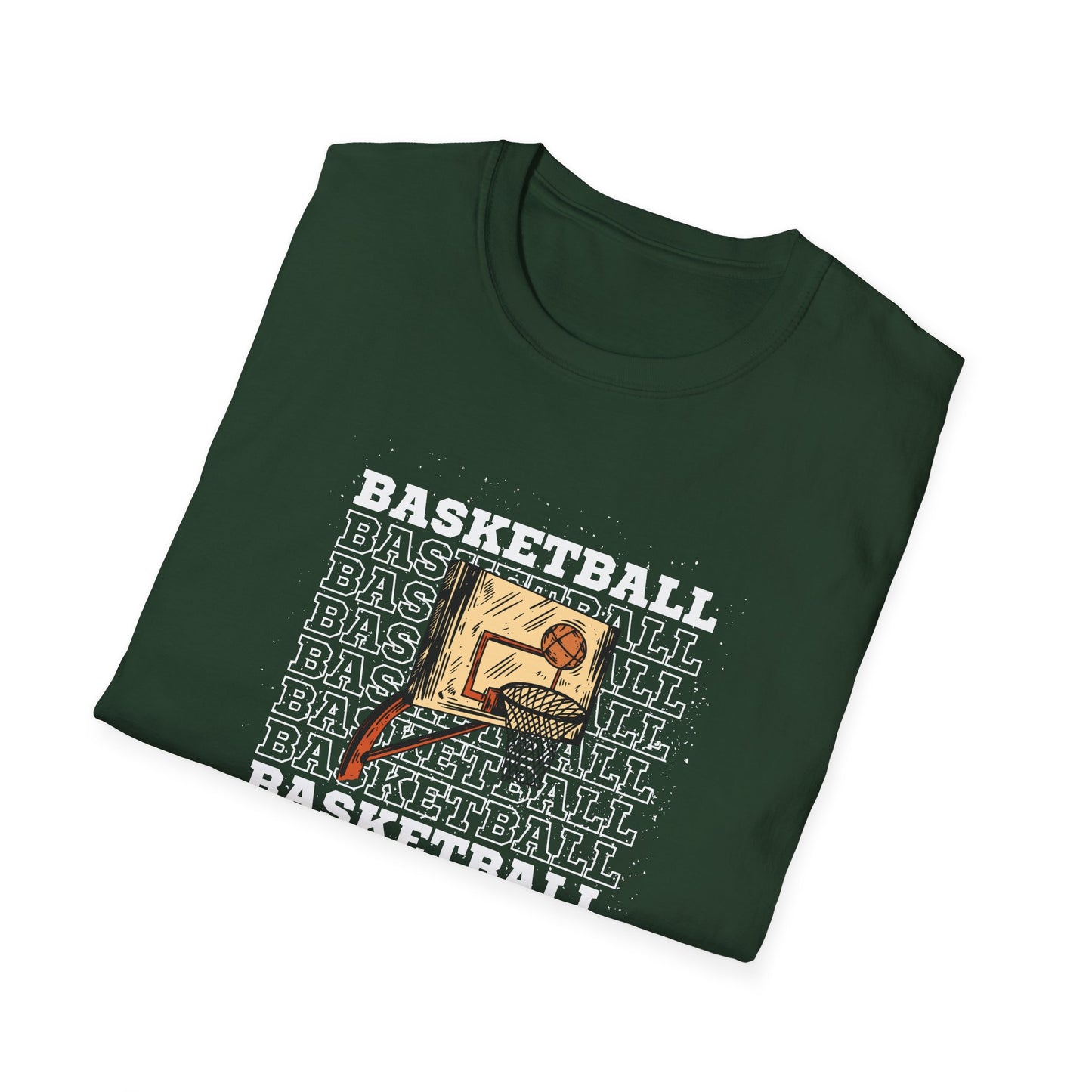 Basketball Graphic Unisex Softstyle T-Shirt - Perfect for Sports Fans