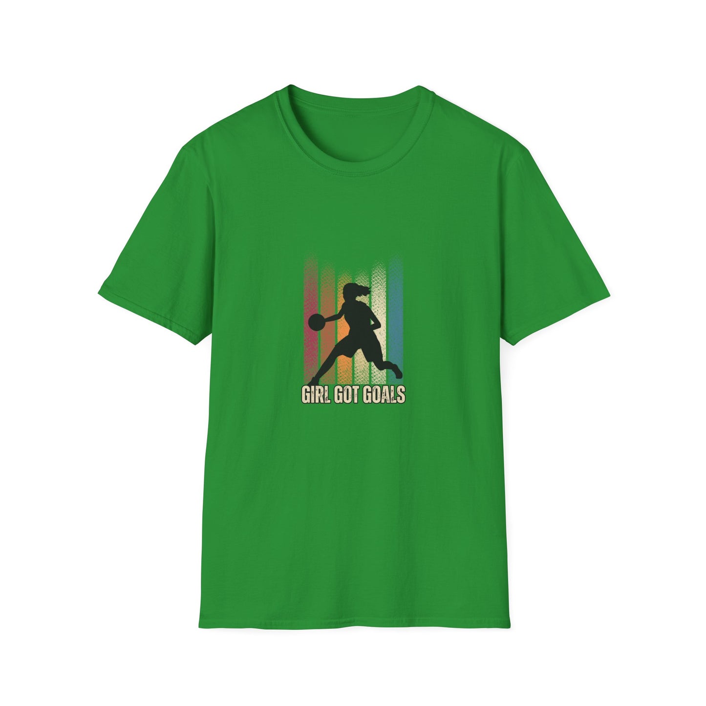 Girl Got Goals Unisex Softstyle T-Shirt – Empowering Basketball Tee