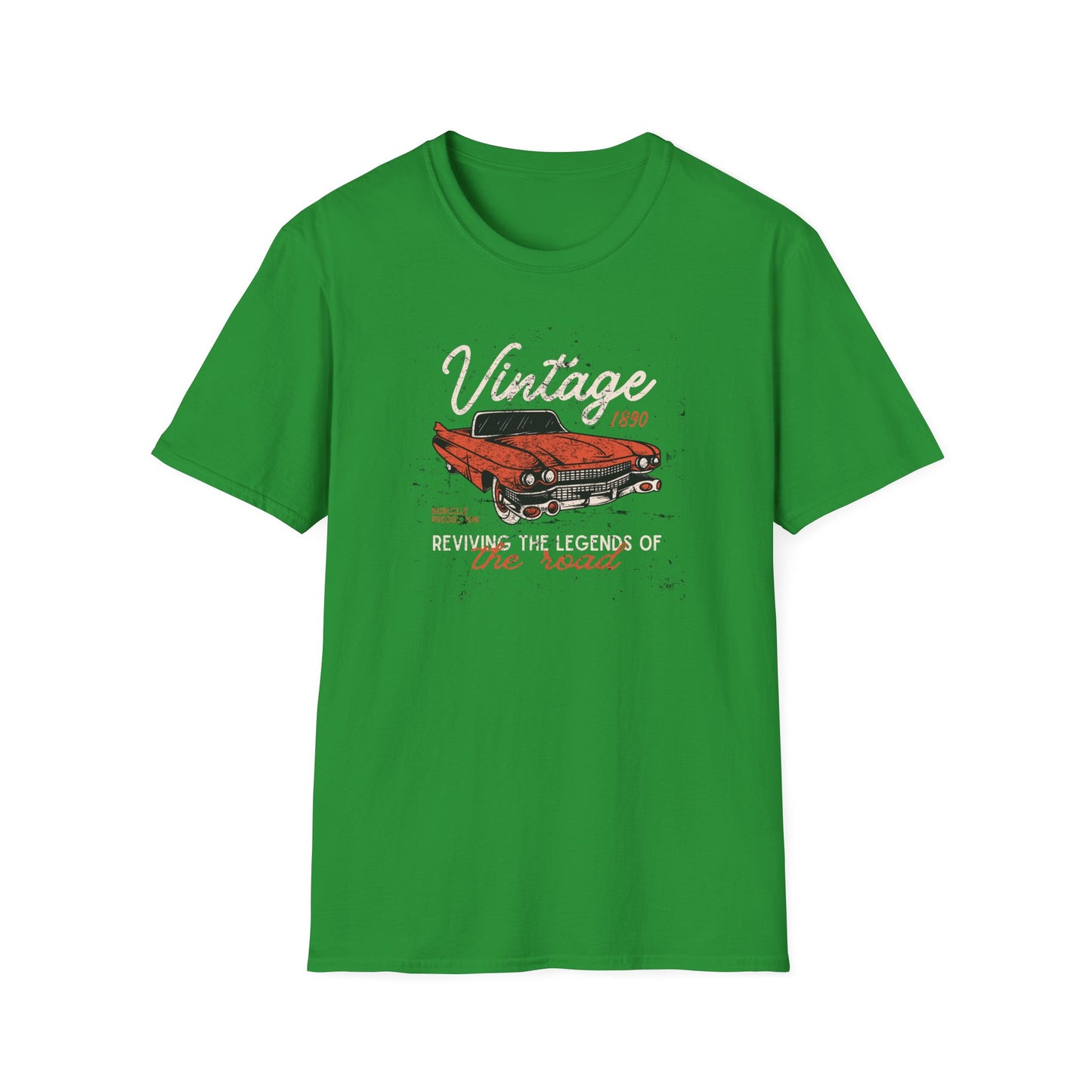 Vintage Car Unisex Softstyle T-Shirt - Perfect for Auto Enthusiasts