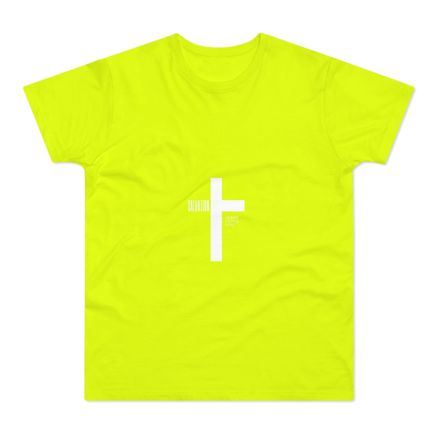 Minimalist Cross Graphic Men's T-Shirt - Faith-Inspired Tee