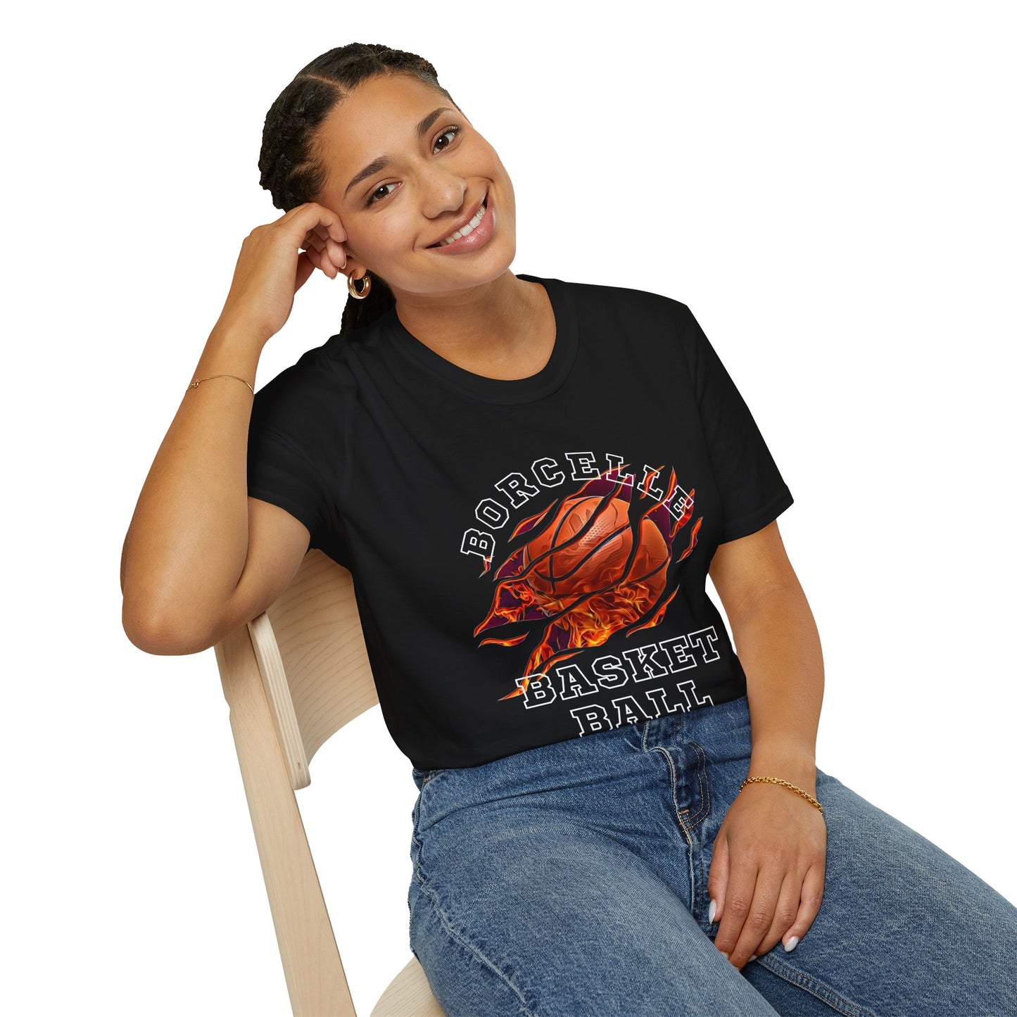 Basketball Tear Unisex Softstyle T-Shirt - Perfect for Sports Fans