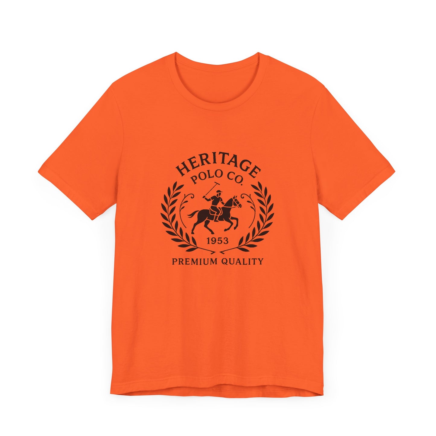 Heritage Polo Co. Unisex Jersey Tee - Premium Quality Casual Shirt
