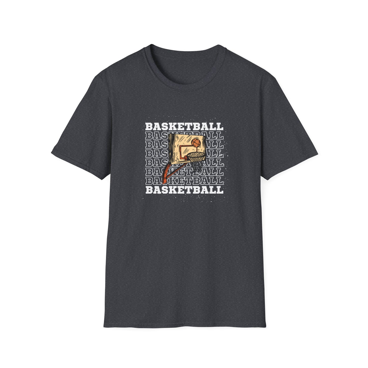 Basketball Graphic Unisex Softstyle T-Shirt - Perfect for Sports Fans