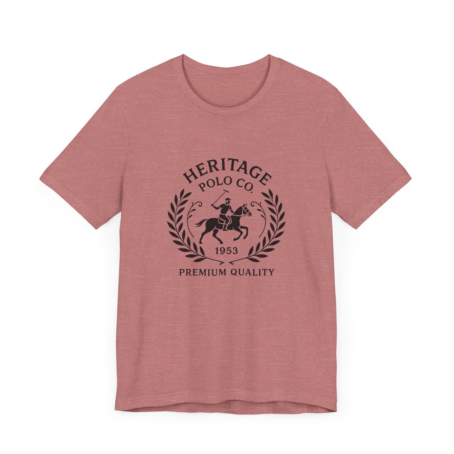 Heritage Polo Co. Unisex Jersey Tee - Premium Quality Casual Shirt