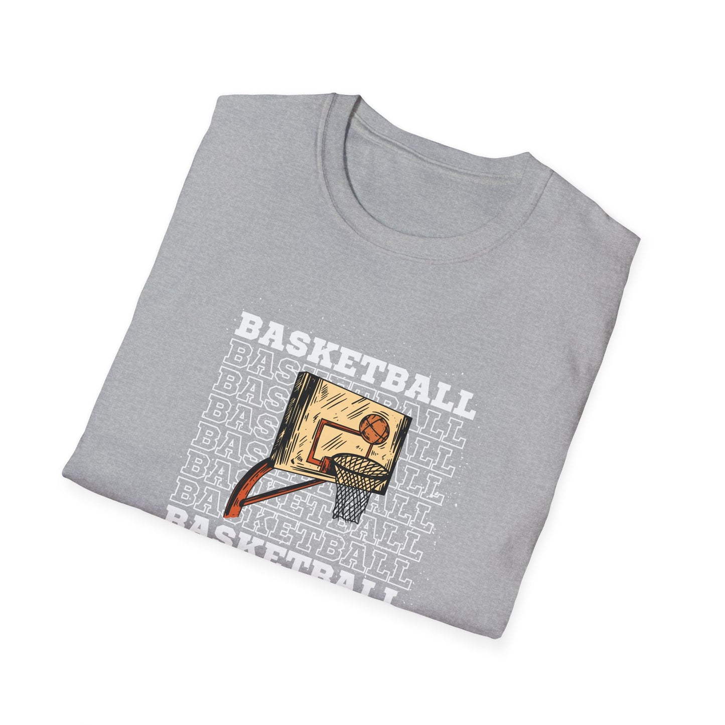 Basketball Graphic Unisex Softstyle T-Shirt - Perfect for Sports Fans