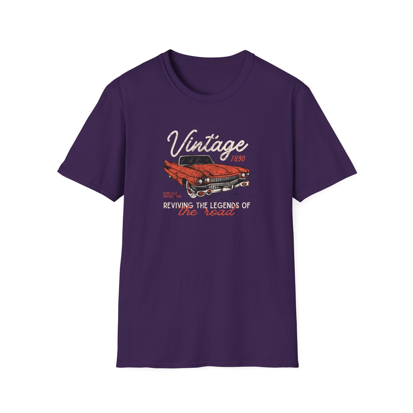 Vintage Car Unisex Softstyle T-Shirt - Perfect for Auto Enthusiasts