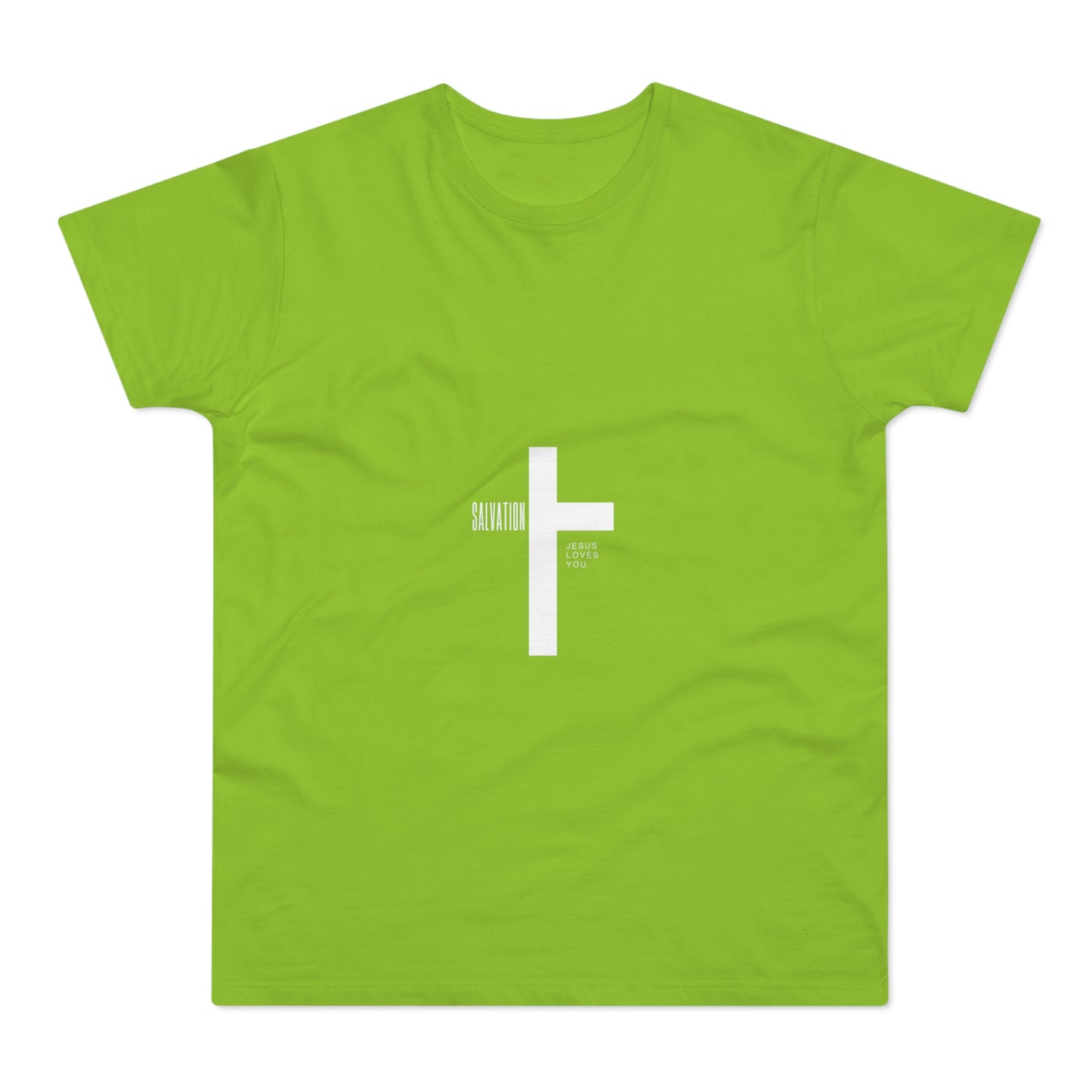 Minimalist Cross Graphic Men's T-Shirt - Faith-Inspired Tee