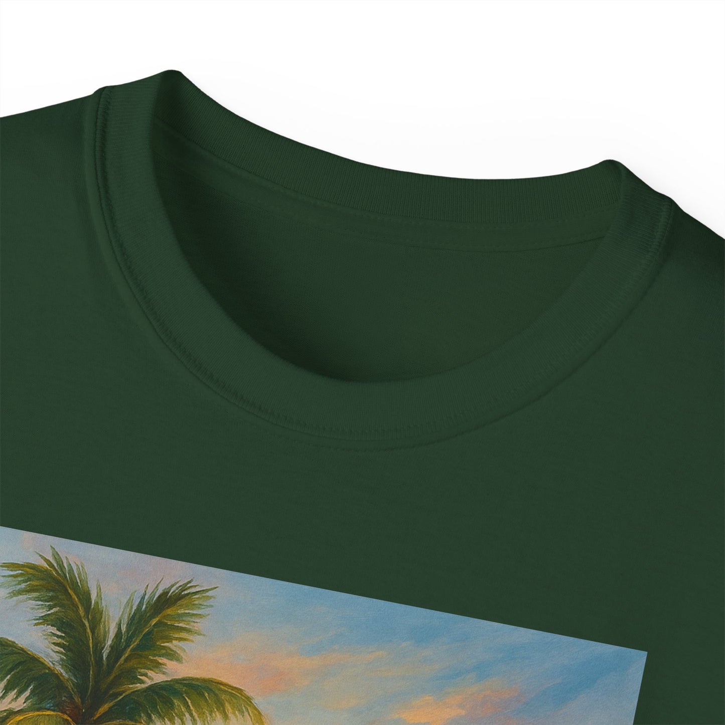 Beach Sunset Couple Tee | Unisex Ultra Cotton T-Shirt for Summer Getaways