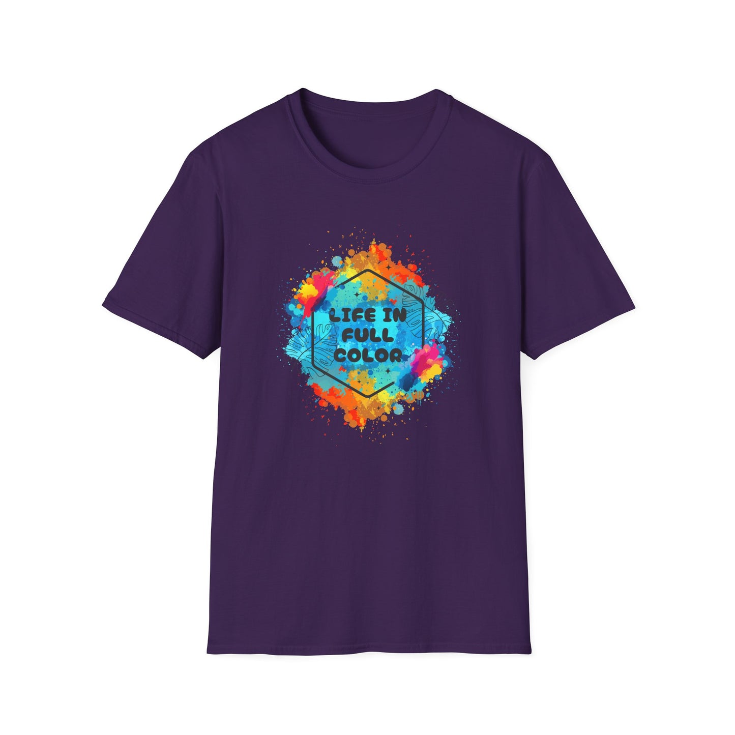 Vibrant Life in Full Color T-Shirt for Every Occasion