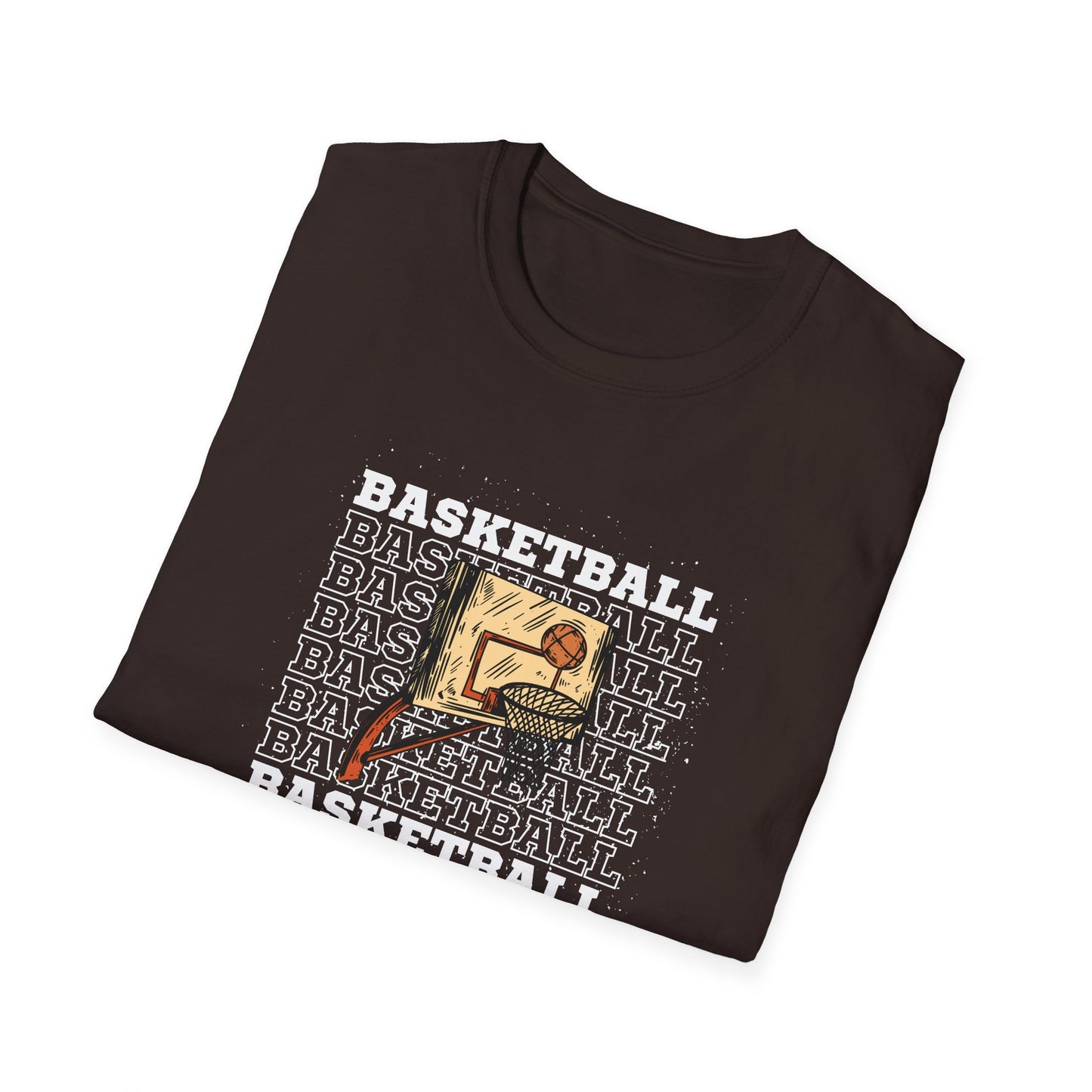 Basketball Graphic Unisex Softstyle T-Shirt - Perfect for Sports Fans