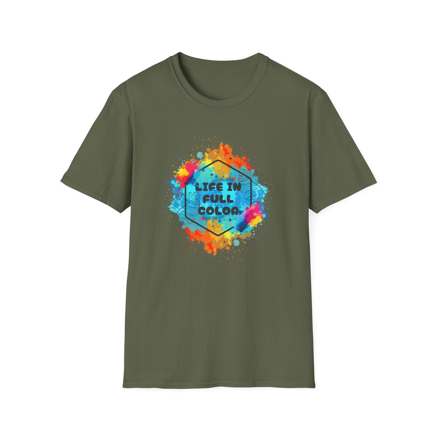 Vibrant Life in Full Color T-Shirt for Every Occasion