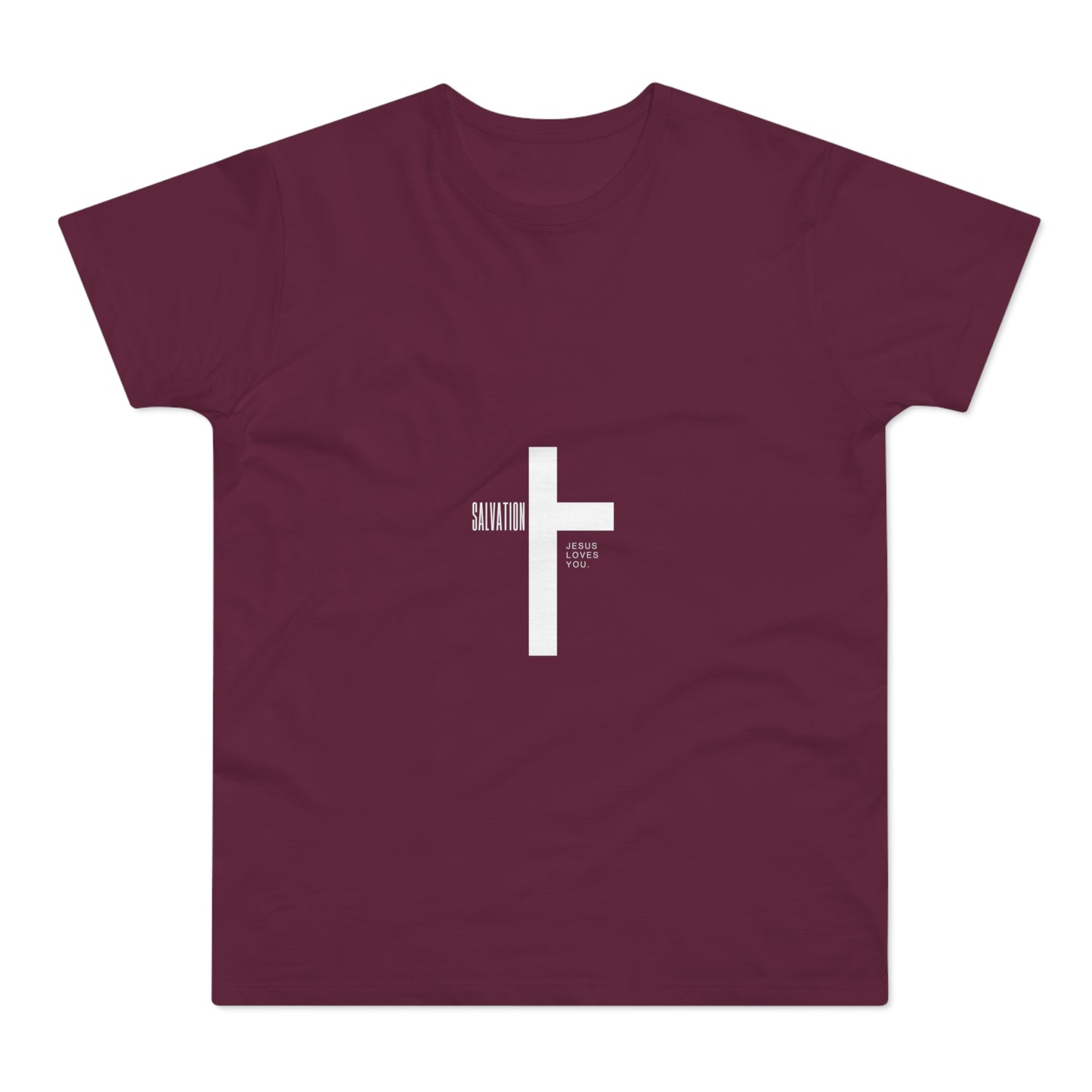 Minimalist Cross Graphic Men's T-Shirt - Faith-Inspired Tee