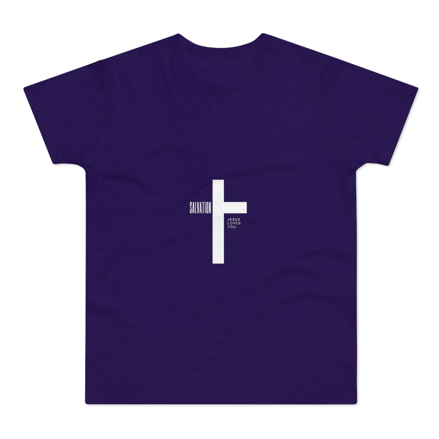 Minimalist Cross Graphic Men's T-Shirt - Faith-Inspired Tee