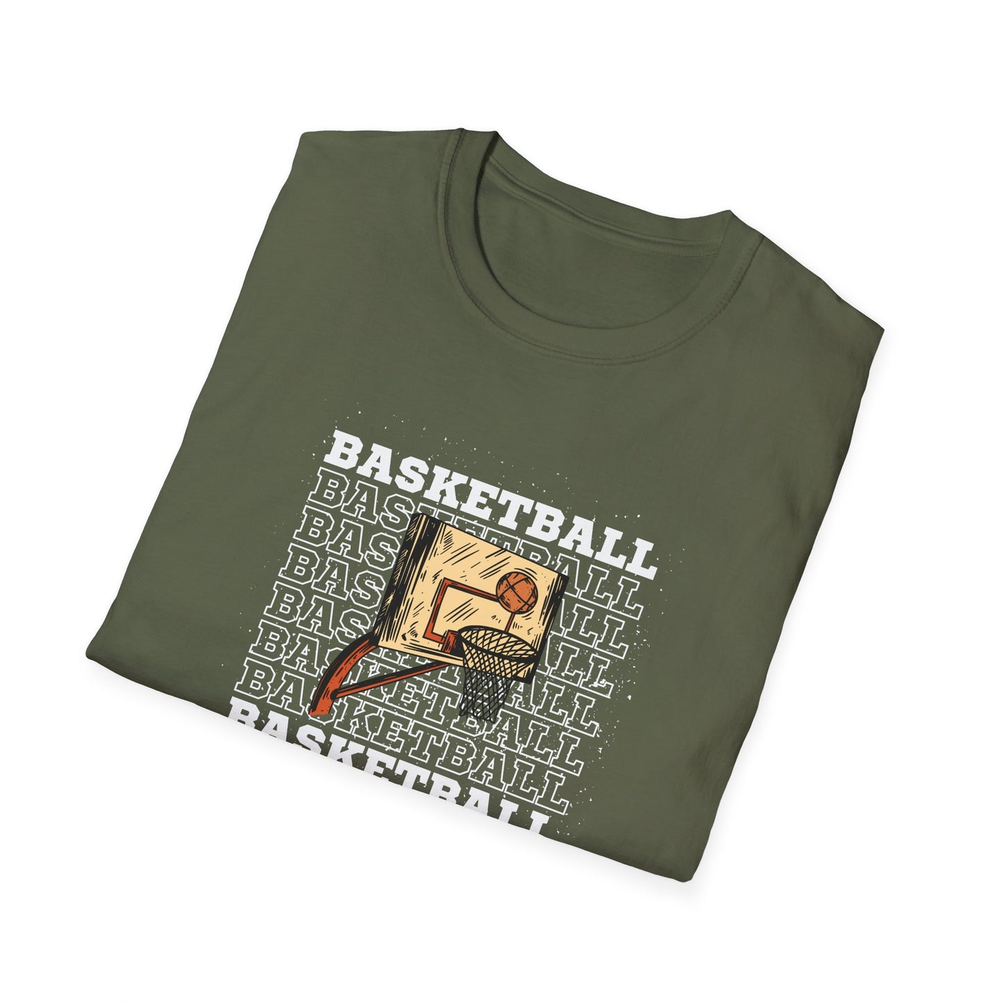 Basketball Graphic Unisex Softstyle T-Shirt - Perfect for Sports Fans