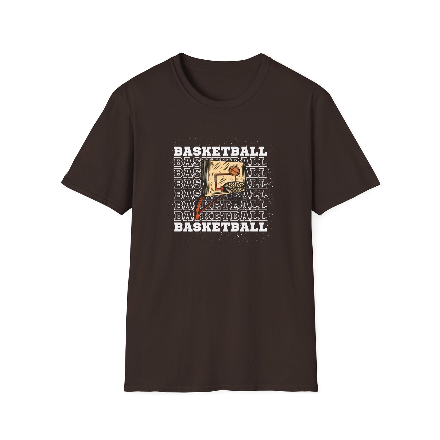 Basketball Graphic Unisex Softstyle T-Shirt - Perfect for Sports Fans