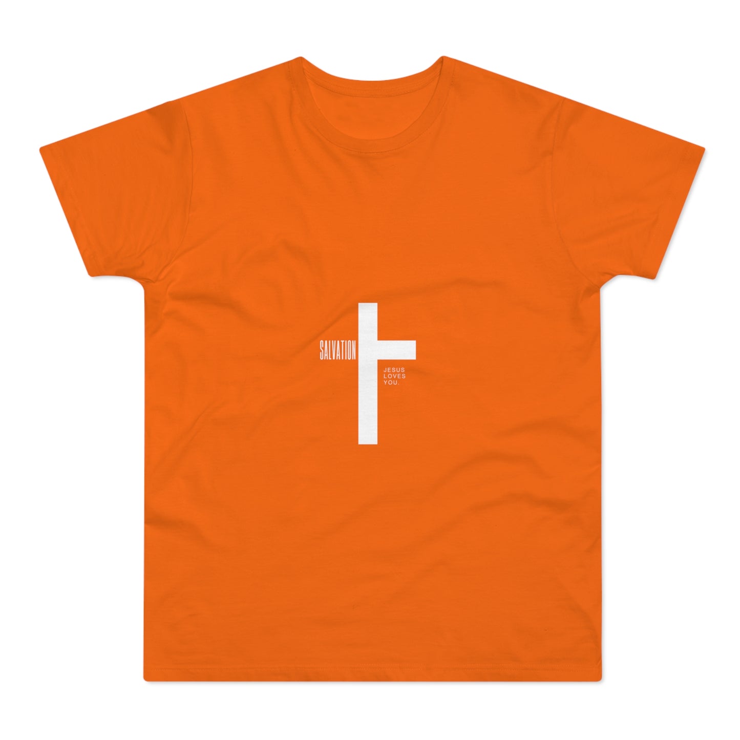 Minimalist Cross Graphic Men's T-Shirt - Faith-Inspired Tee