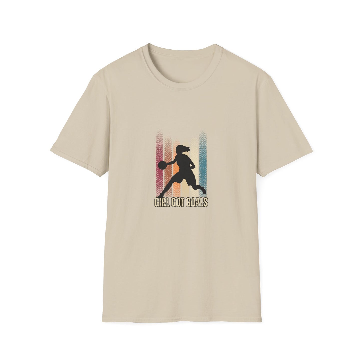 Girl Got Goals Unisex Softstyle T-Shirt – Empowering Basketball Tee