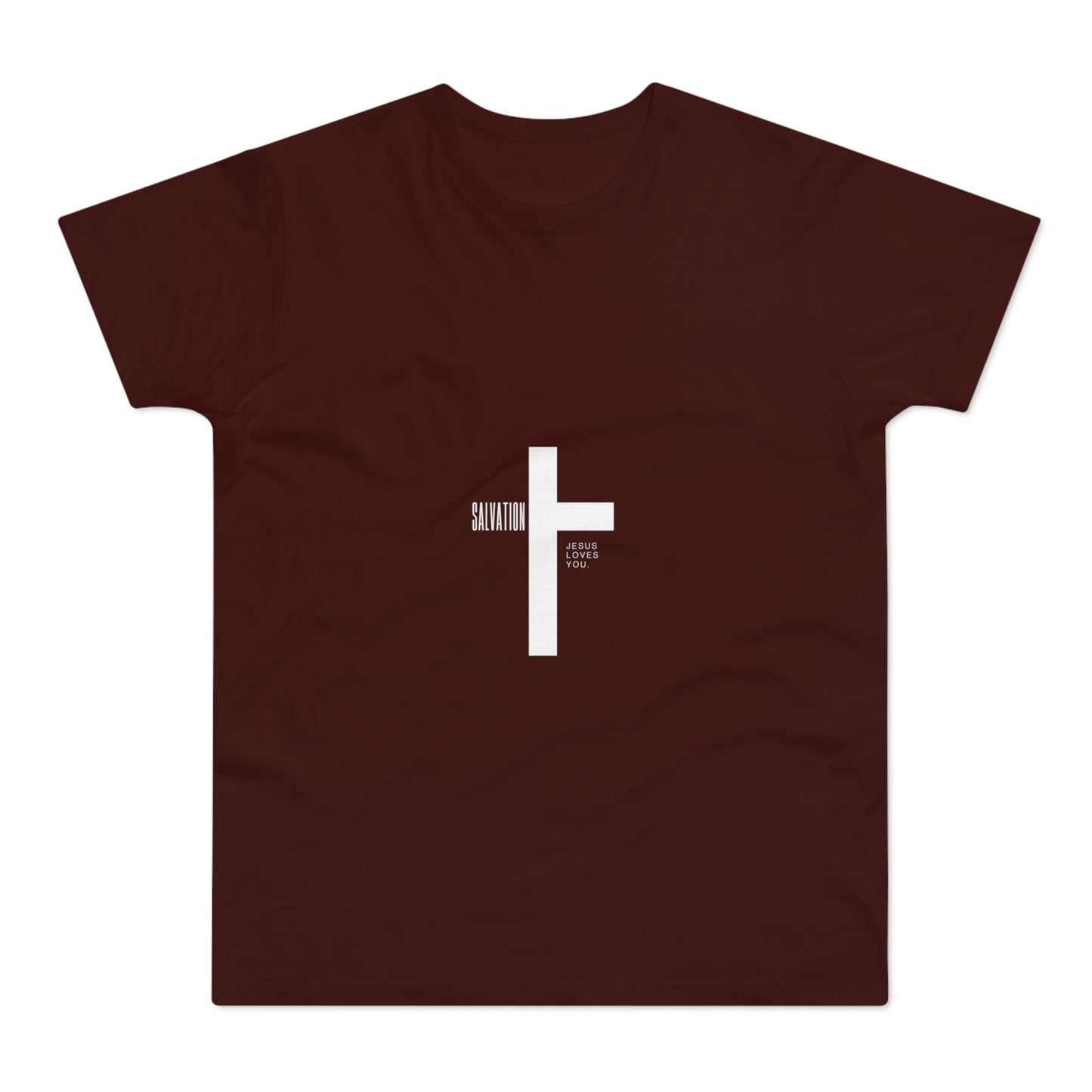 Minimalist Cross Graphic Men's T-Shirt - Faith-Inspired Tee