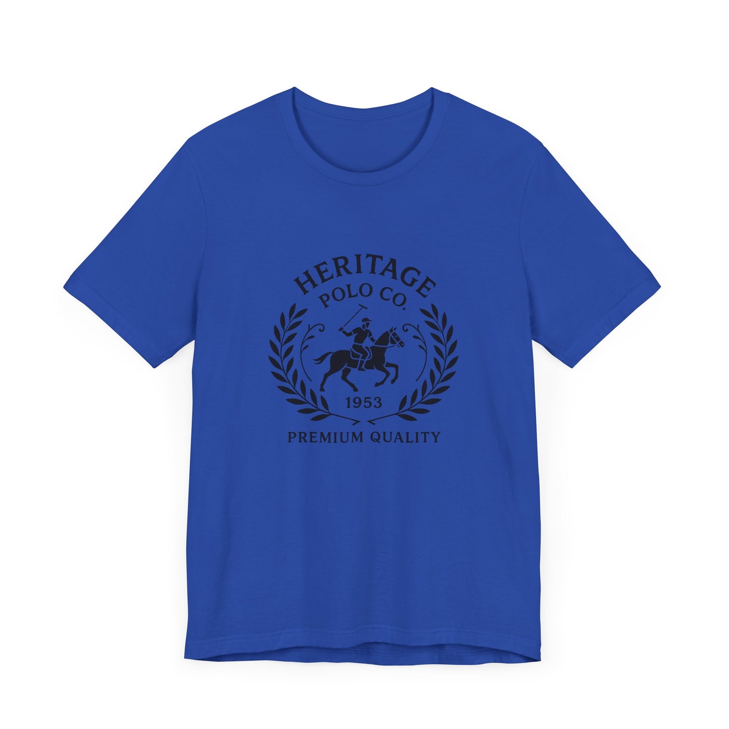 Heritage Polo Co. Unisex Jersey Tee - Premium Quality Casual Shirt