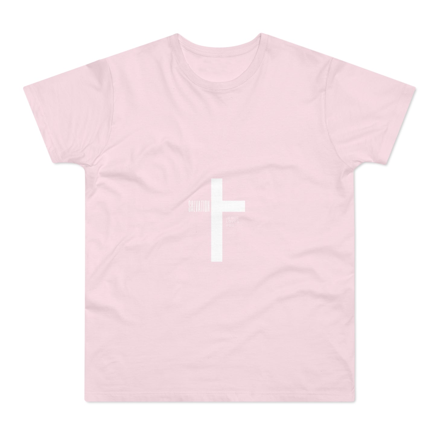 Minimalist Cross Graphic Men's T-Shirt - Faith-Inspired Tee