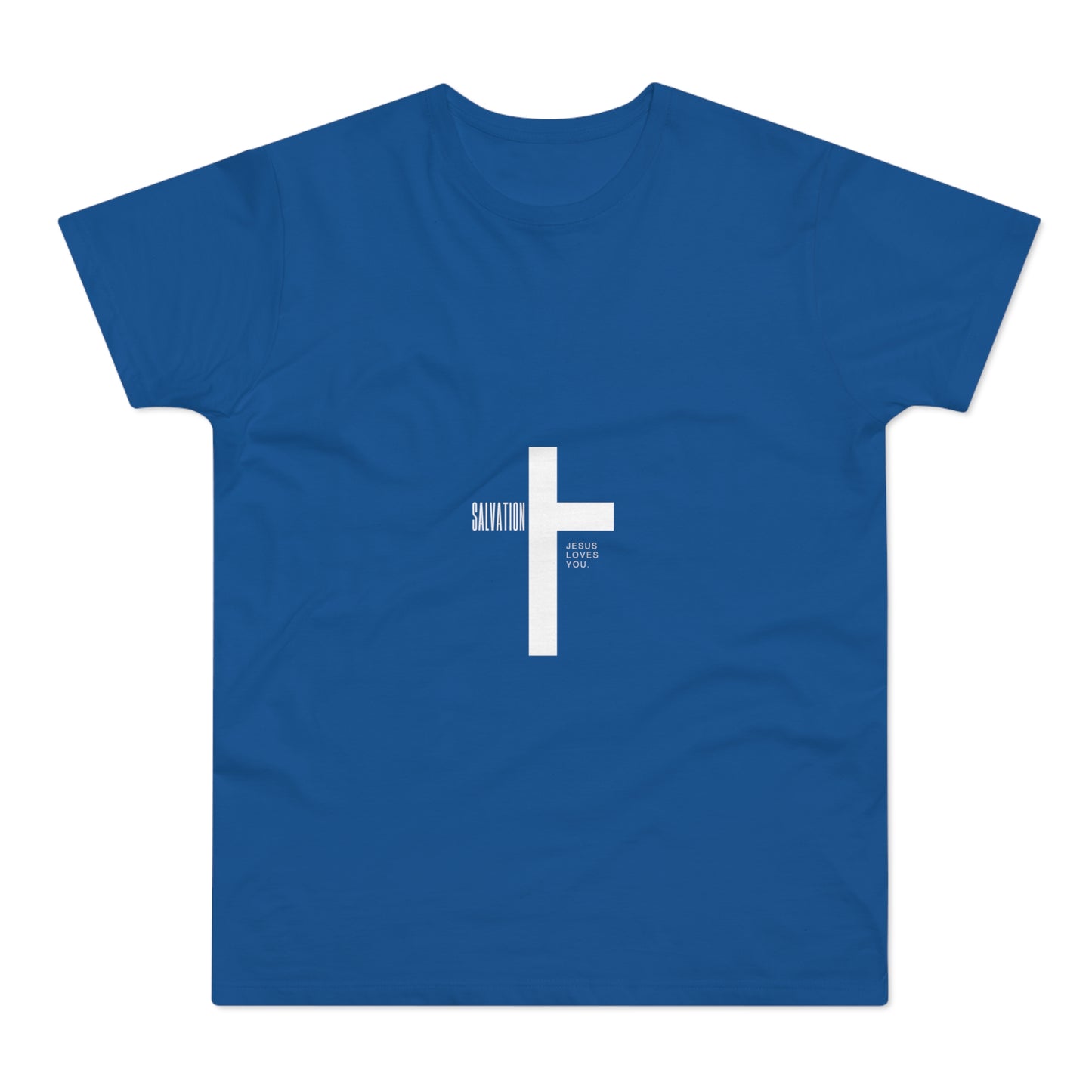 Minimalist Cross Graphic Men's T-Shirt - Faith-Inspired Tee
